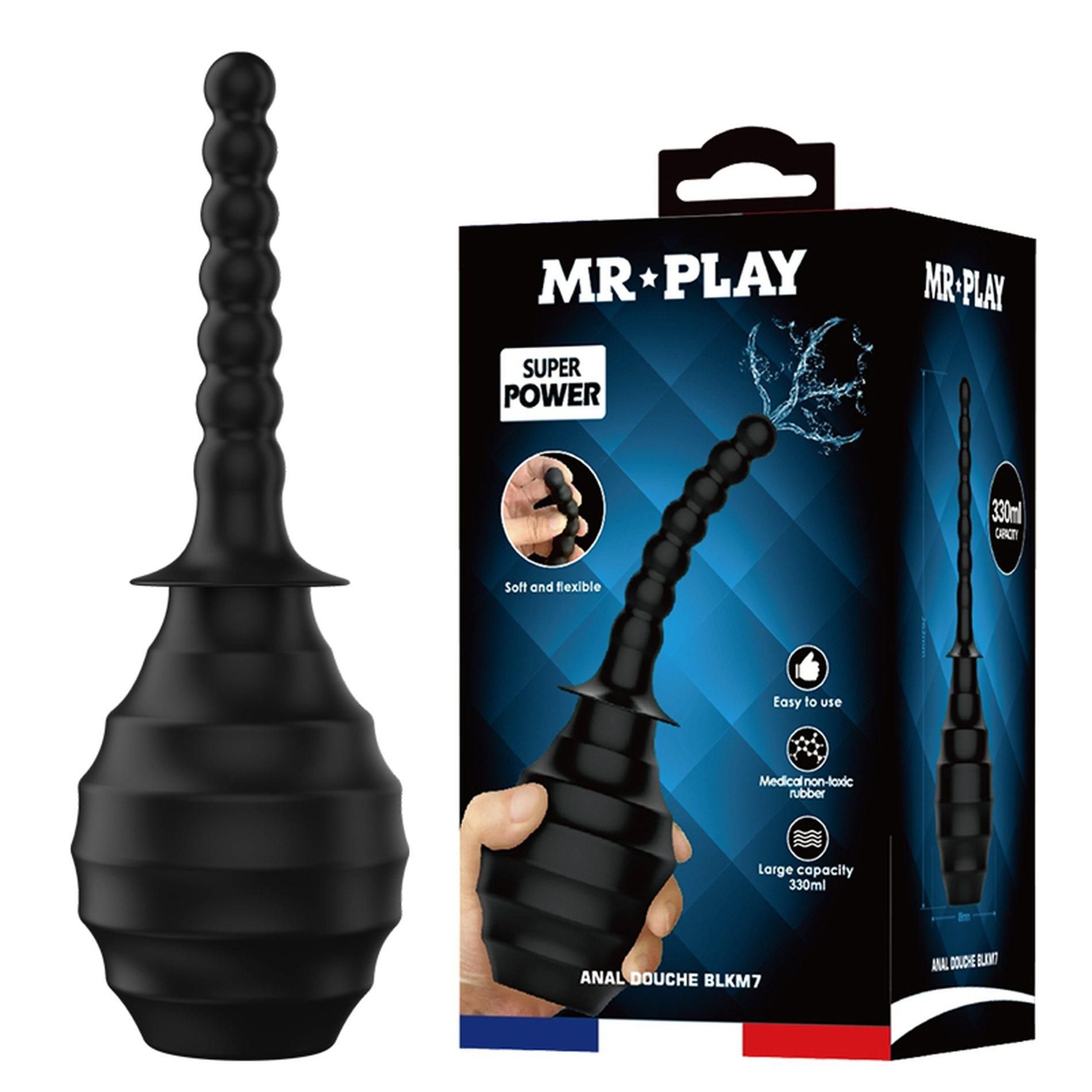 Анальный душ MR Play Anal Douche BLKM7, 330 мл (черный)