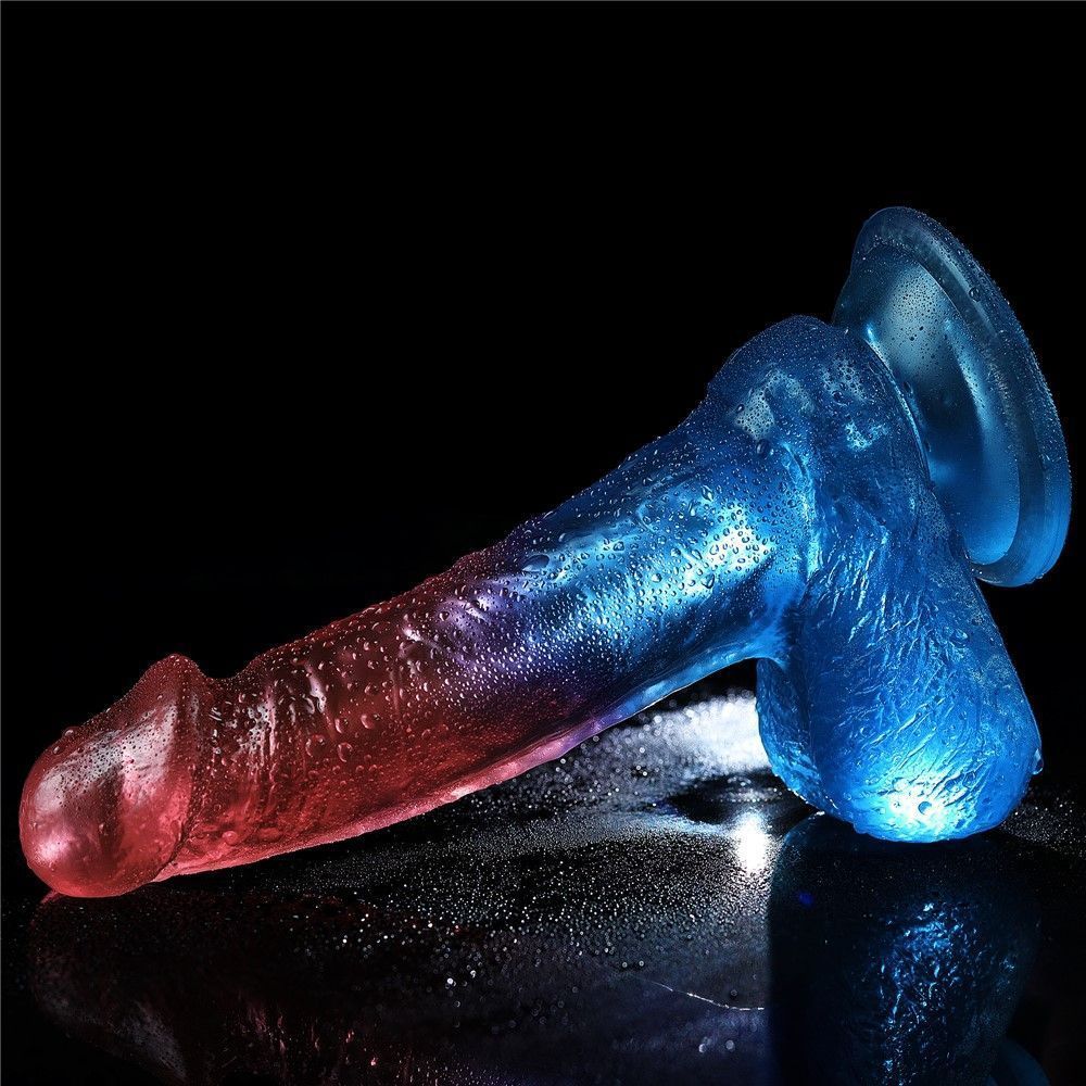Фаллоимитатор LoveToy Dazzle Studs 7.5'', 19 см (мульти)