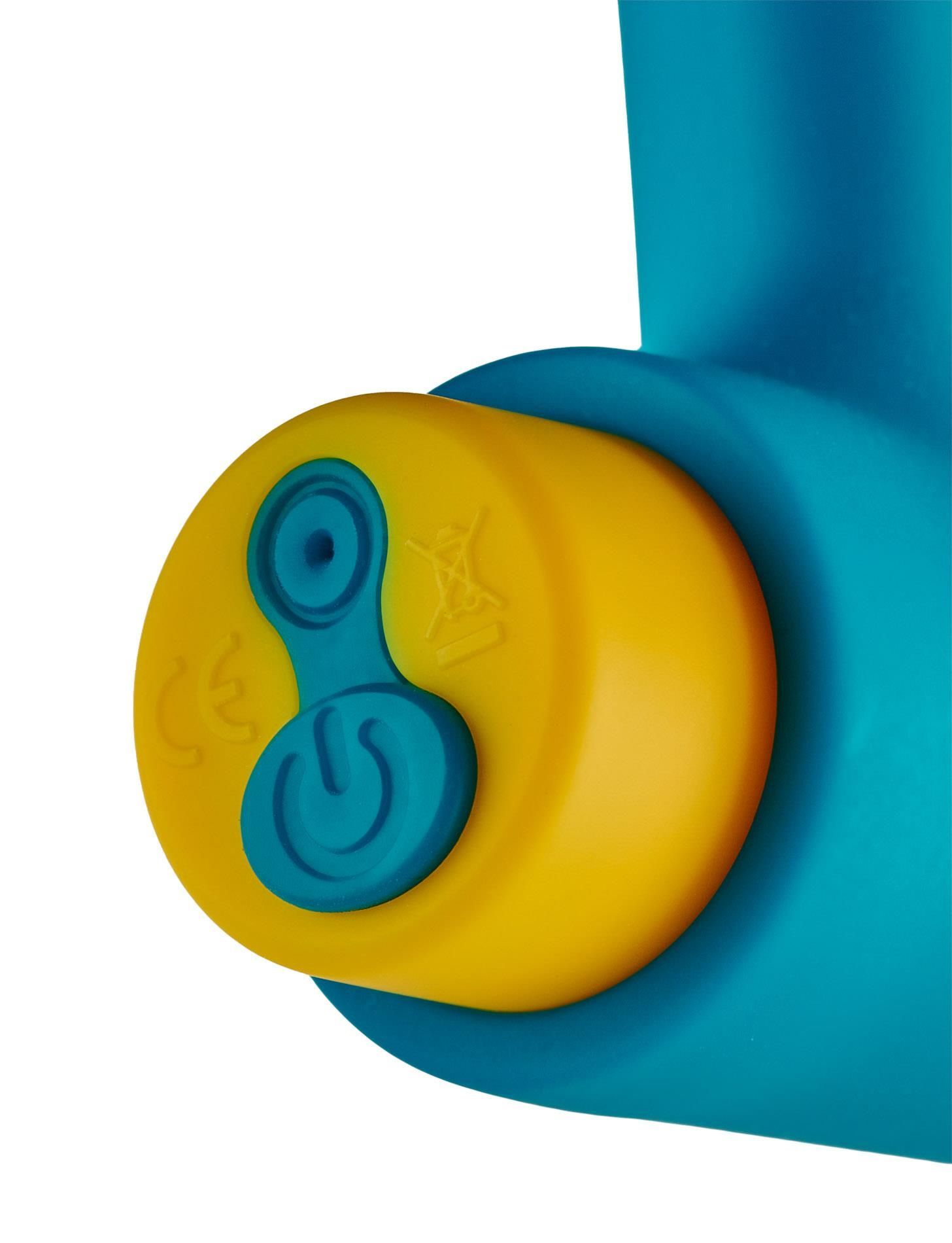 Анальная пробка Dream Toys Wave Buzzer, 10 см (синий)