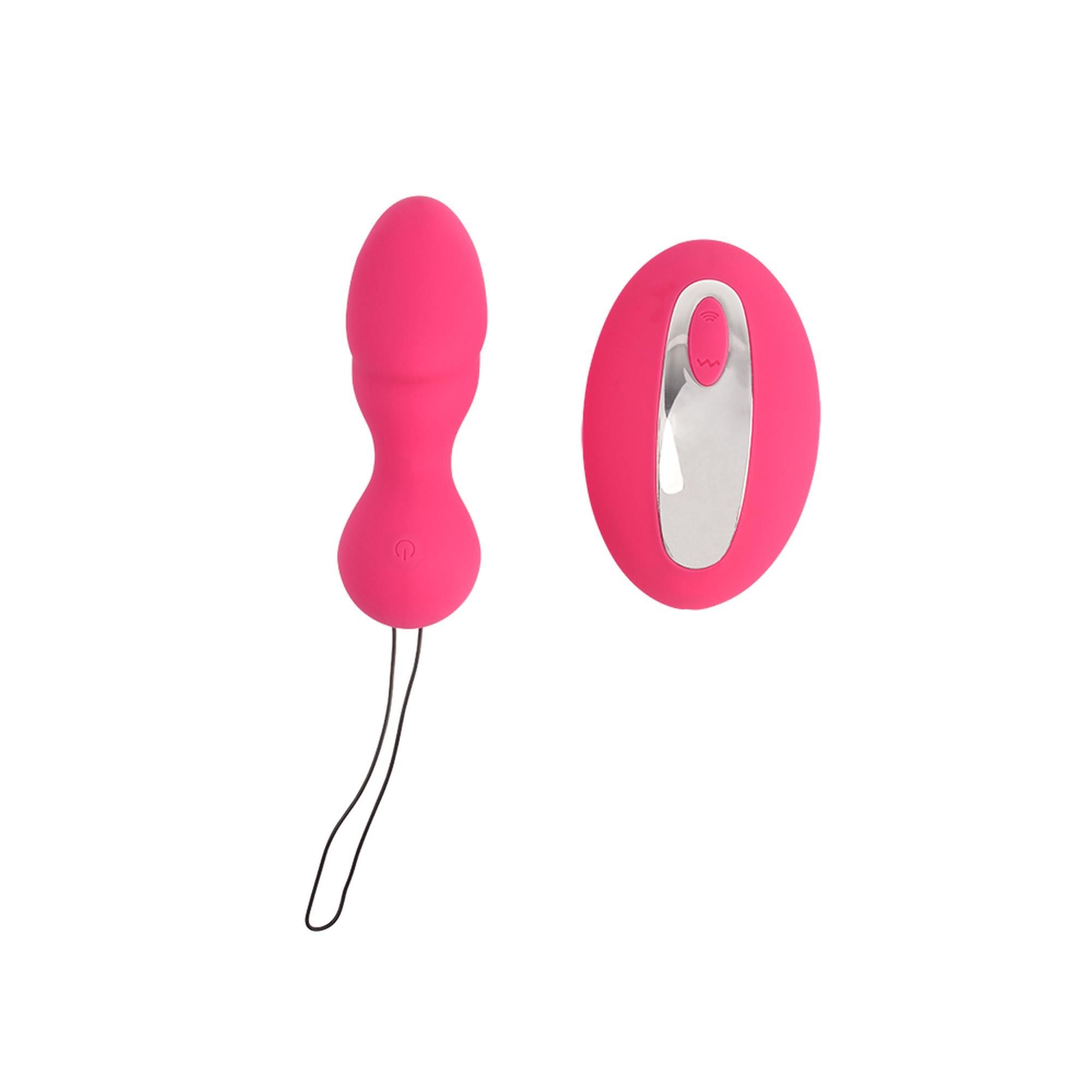 Виброяйцо M-Mello Dual Play Dong Bullet, 10 см (розовый)