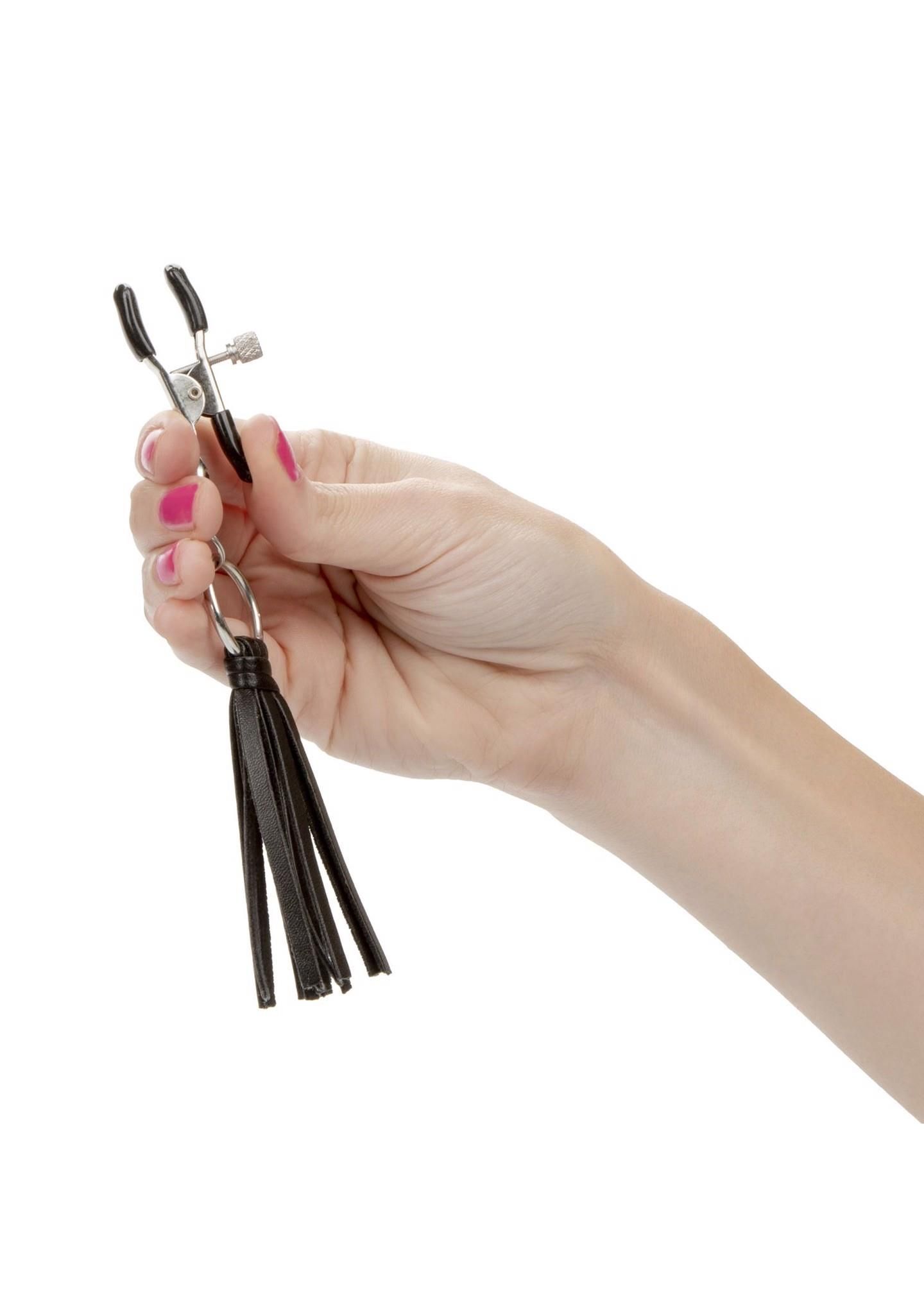 Зажимы для сосков Calexotics Playful Tassels (черный)