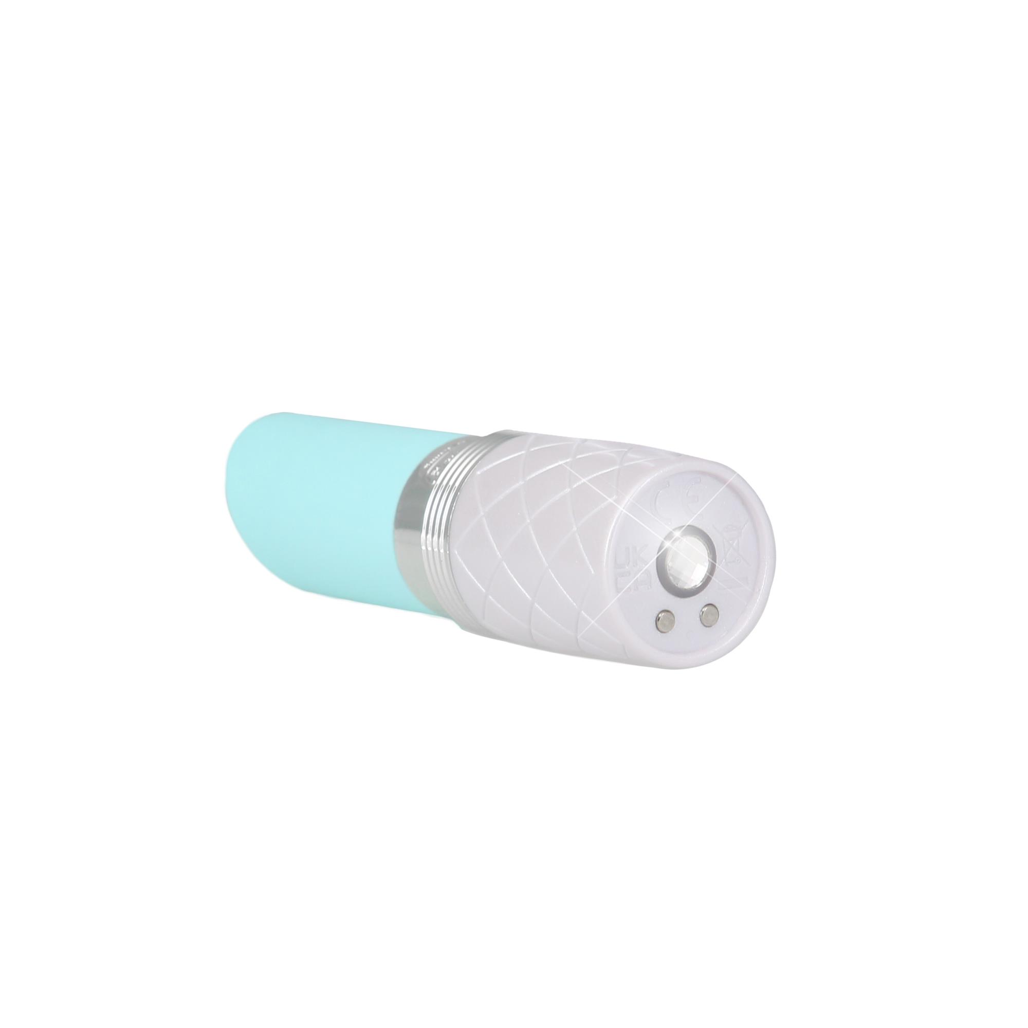 Вибратор для клитора Pillow Talk Lusty Luxurious Flickering Massager, 9.4 см (бирюзовый)