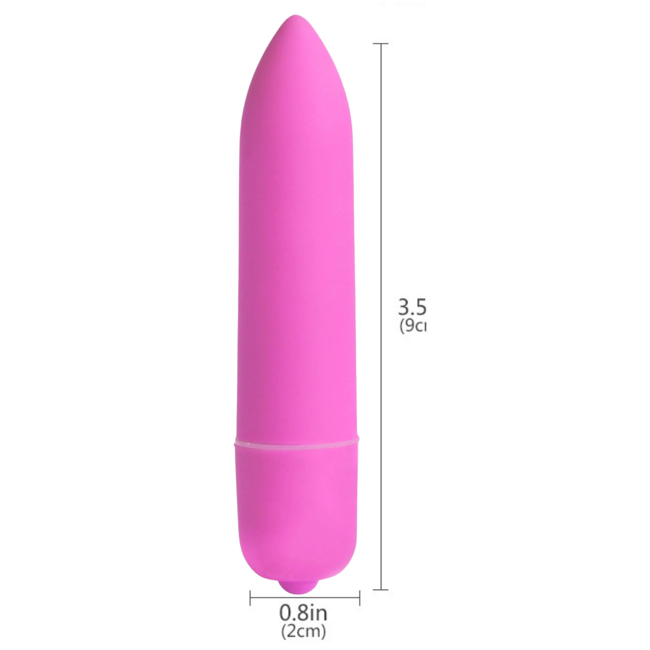 Міні-вібратор LoveToy X-Basic One Speed, 9 см (рожевий)