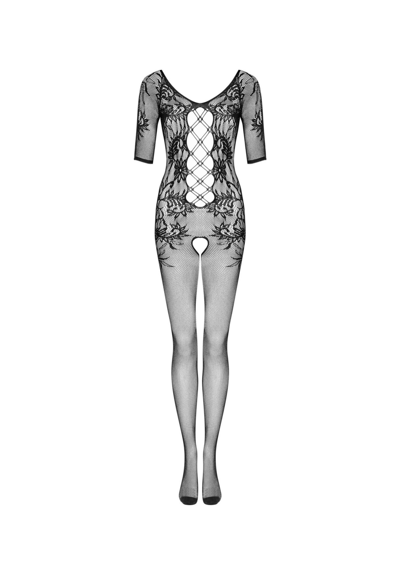 Бодистокінг Obsessive F238, S/M/L (чорний)