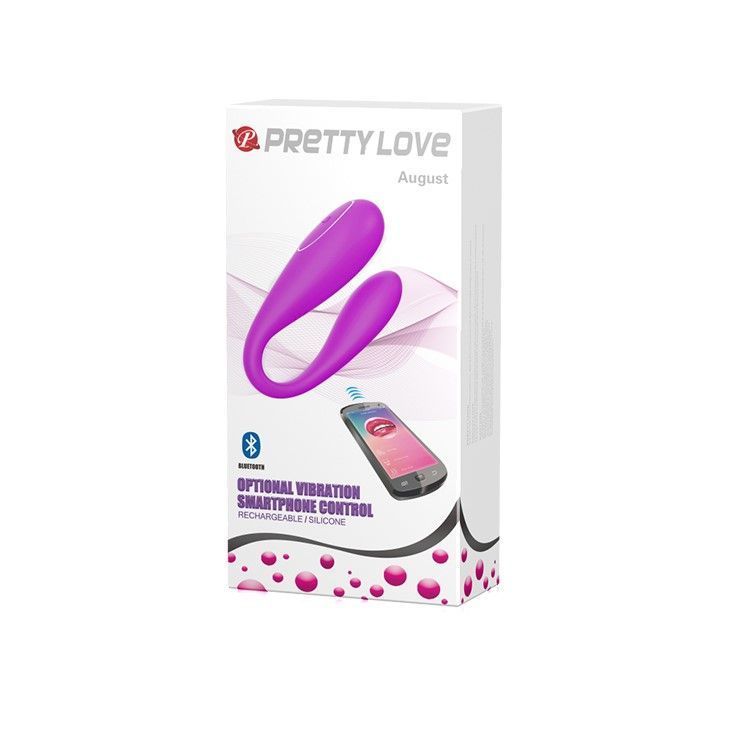 Вібратор Pretty Love August, 9,5 см (фіолетовий)