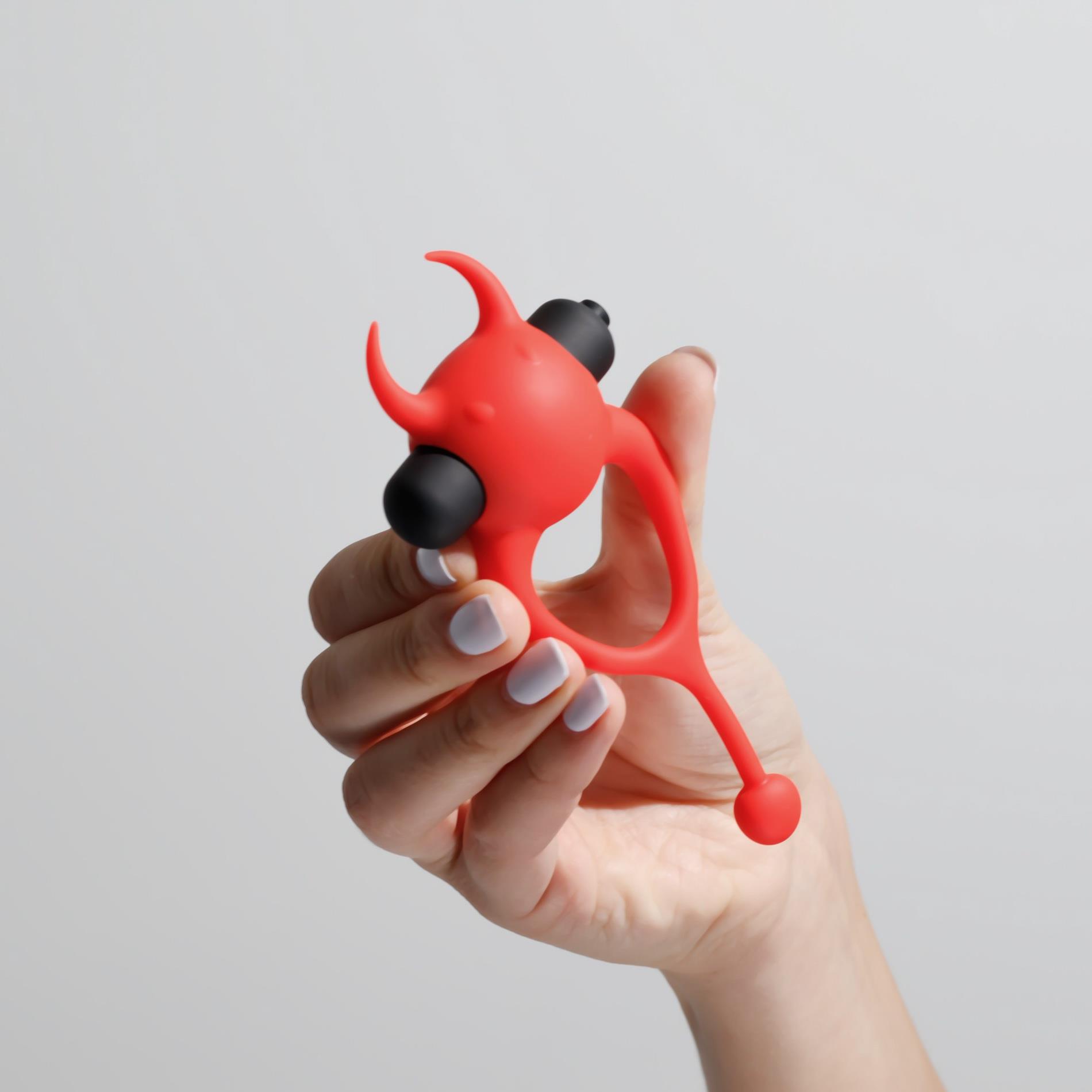 Виброкольцо Crushious Daemon, 12.5 см (красный)