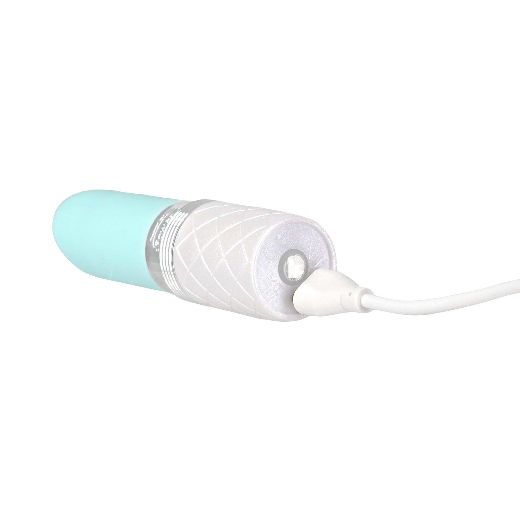 Вибратор для клитора Pillow Talk Lusty Luxurious Flickering Massager, 9.4 см (бирюзовый)