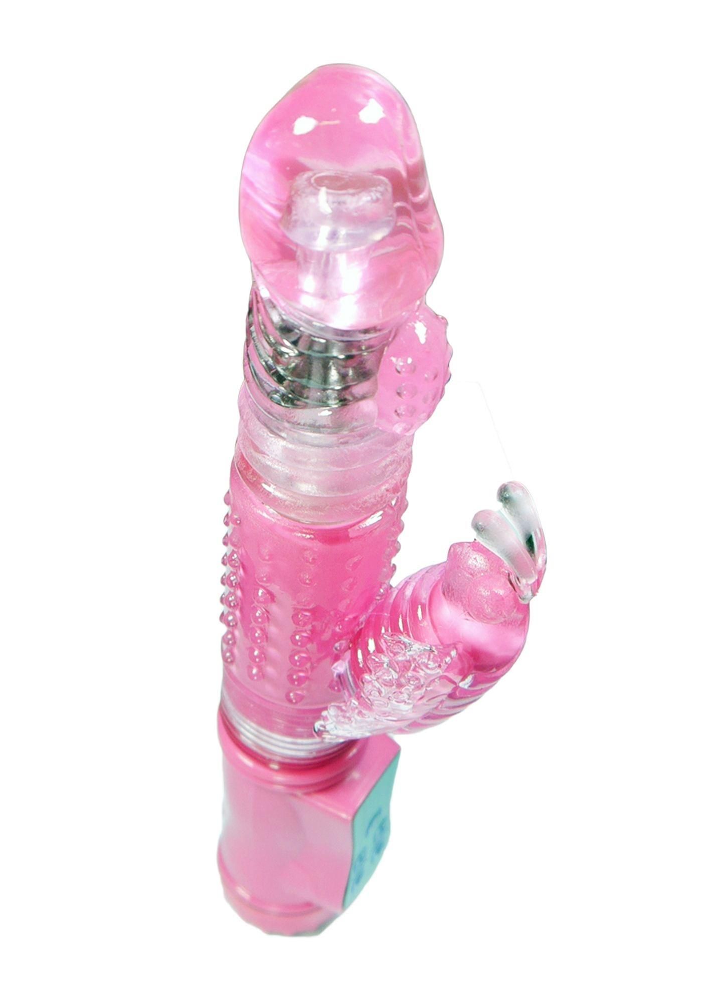 Вибратор-кролик Boss Series Rabbit Massager, 24.5 см (розовый)