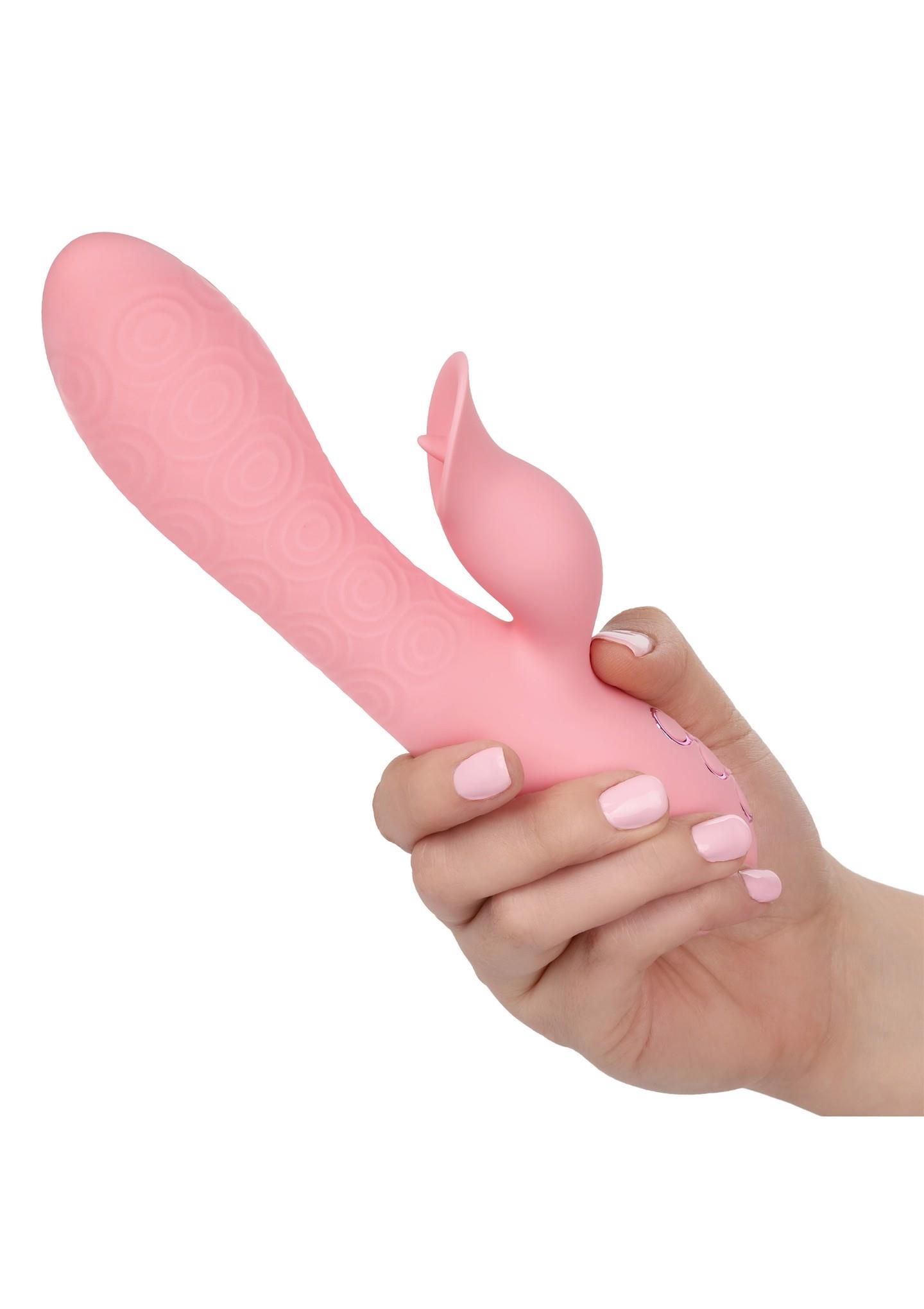 Вибратор-кролик Calexotics Pasadena Player, 21.5 см (розовый)