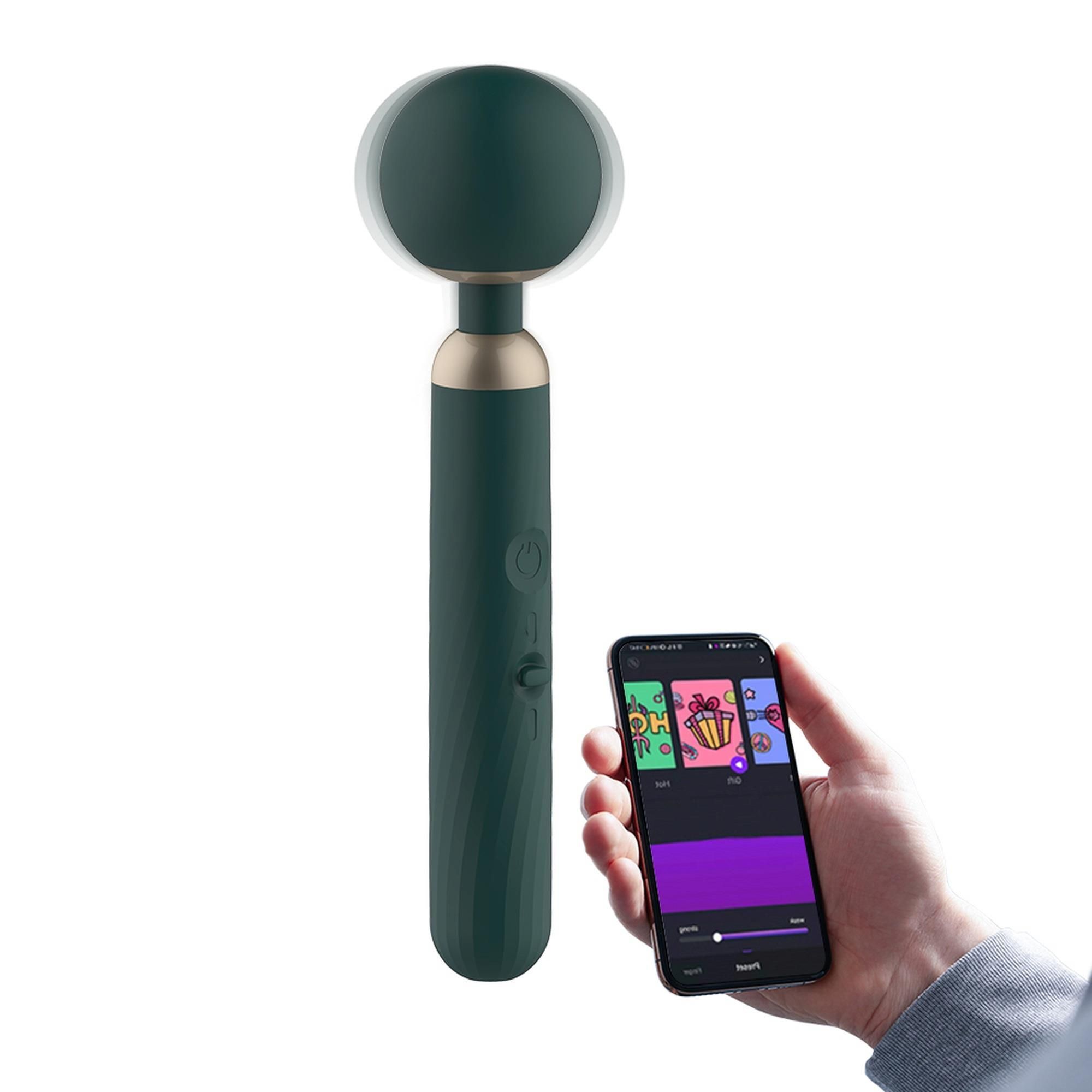 Вибромассажер Magic Motion Zenith, 29 см (зеленый)