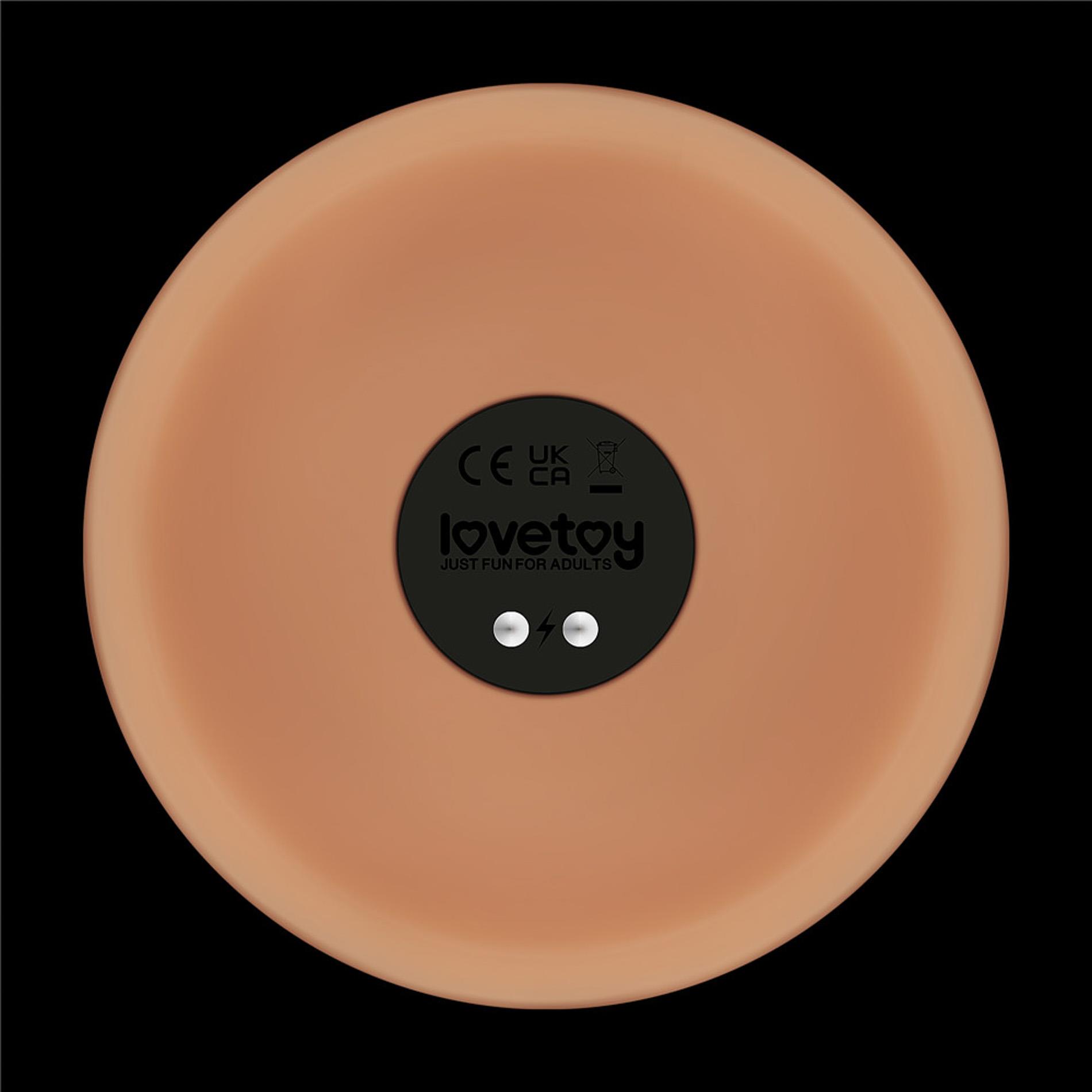Вибратор Lovetoy Power Basics Cock 10'', 26,2 см (телесный)