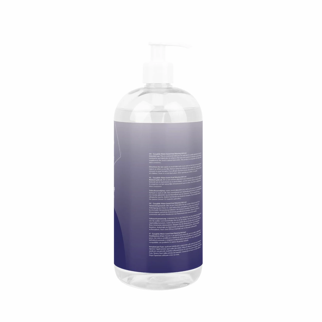 EasyGlide Anal Relaxing - Lubrykant na bazie wody, Bez zapachu i smaku, 1000 ml