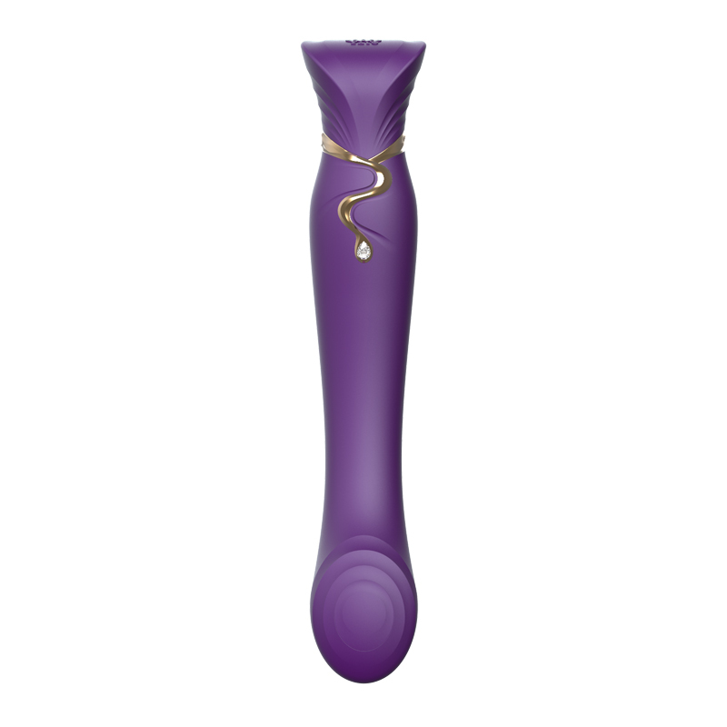Вибратор Zalo Queen G-Spot Pulse Wave, 21,5 см (фиолетовый)