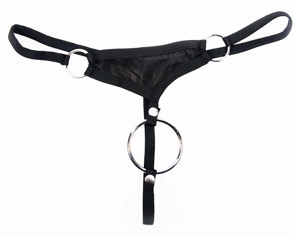 Сексуальные трусы Svenjoyment Men's String, XL (черный)