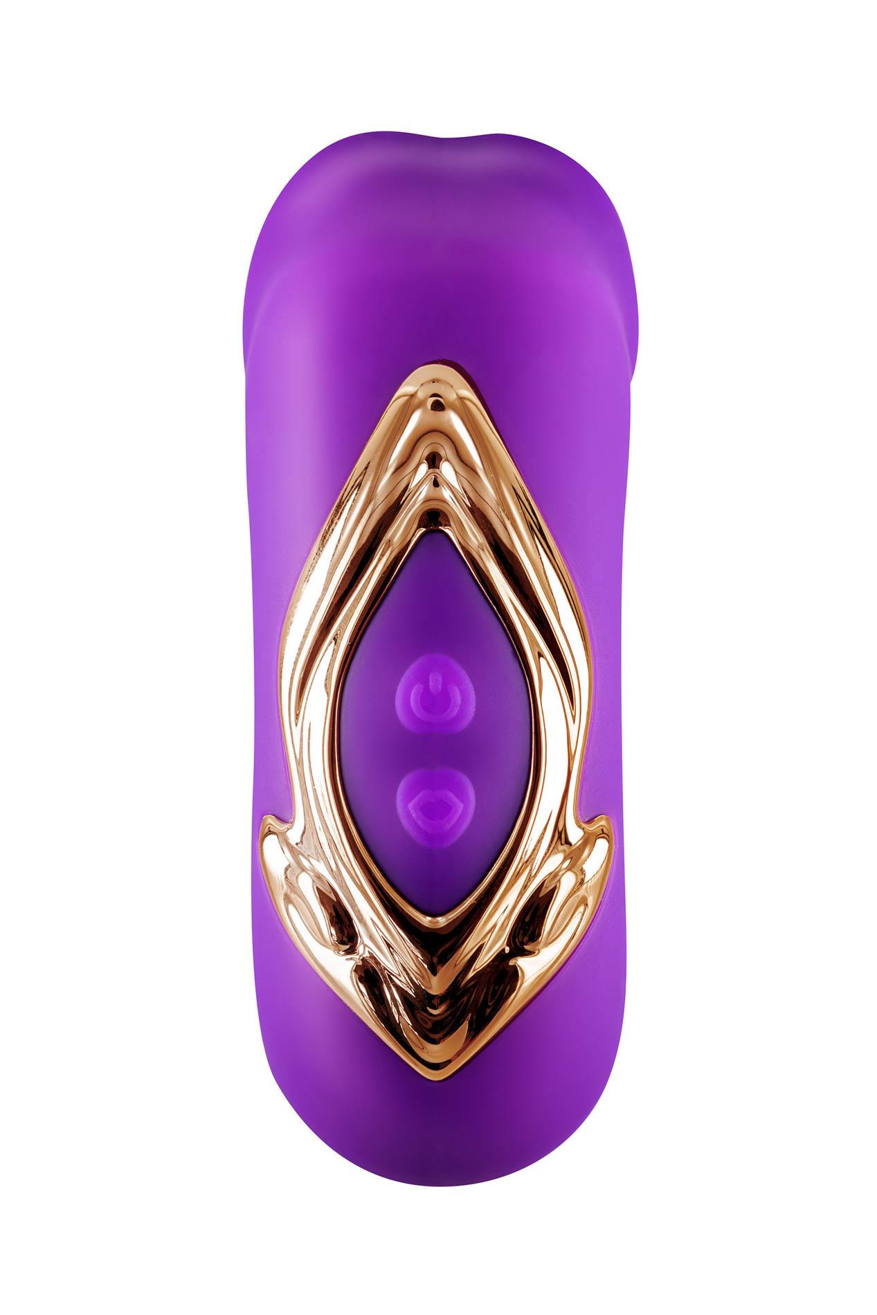 YOBA Kissy 3-in-1 Rabbit - Wibrator królik, Fioletowy, 17.6 cm