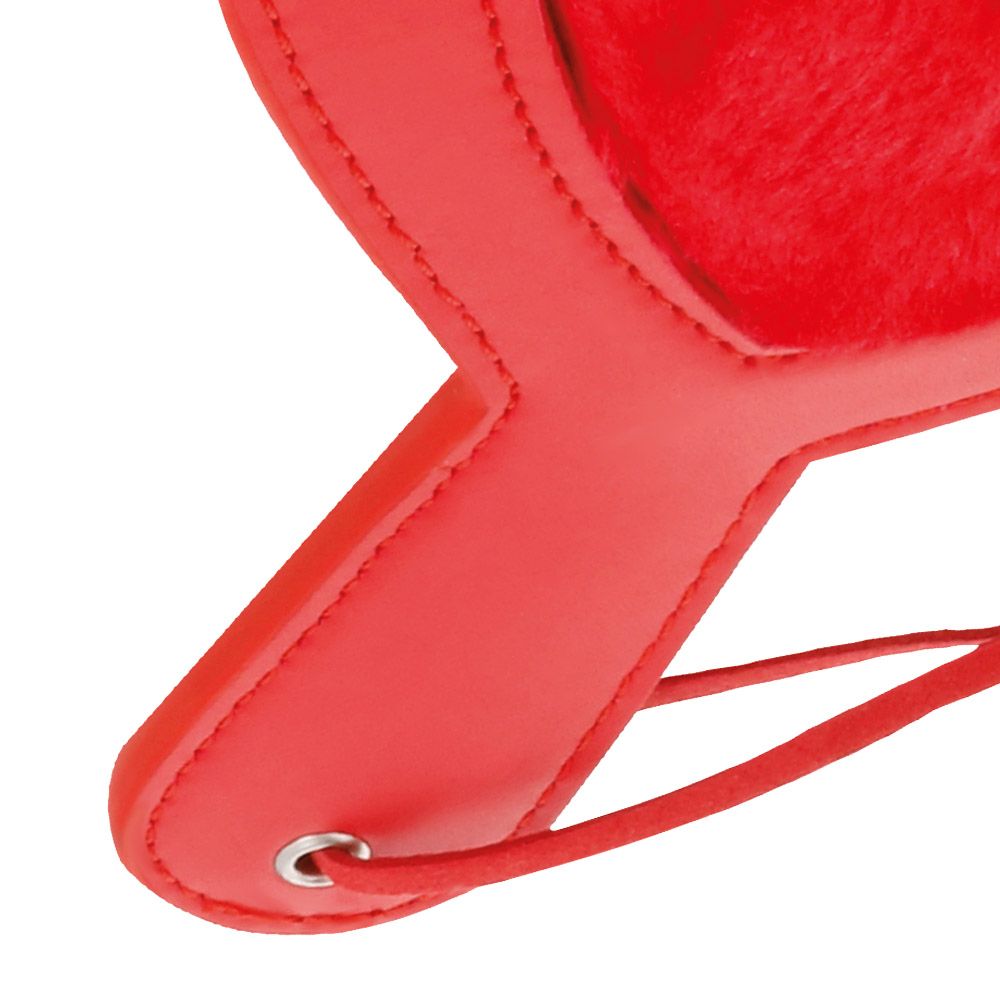 Darkness Fetish Red Paddle Love - Плеть, Czerwony, 34 cm