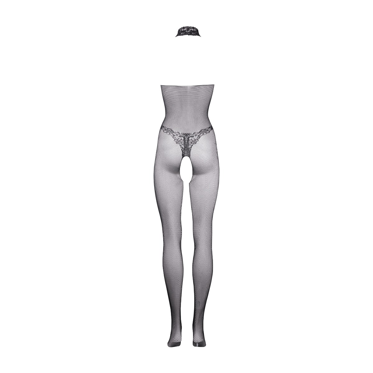 Бодистокінг Le Désir Fishnet and Lace, One Size (чорний)