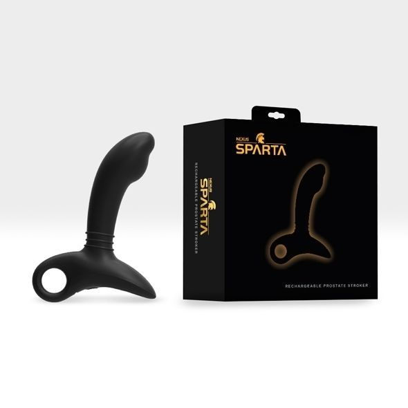 Стимулятор простаты Nexus Sparta Rechargeable, 12,9 см (черный)