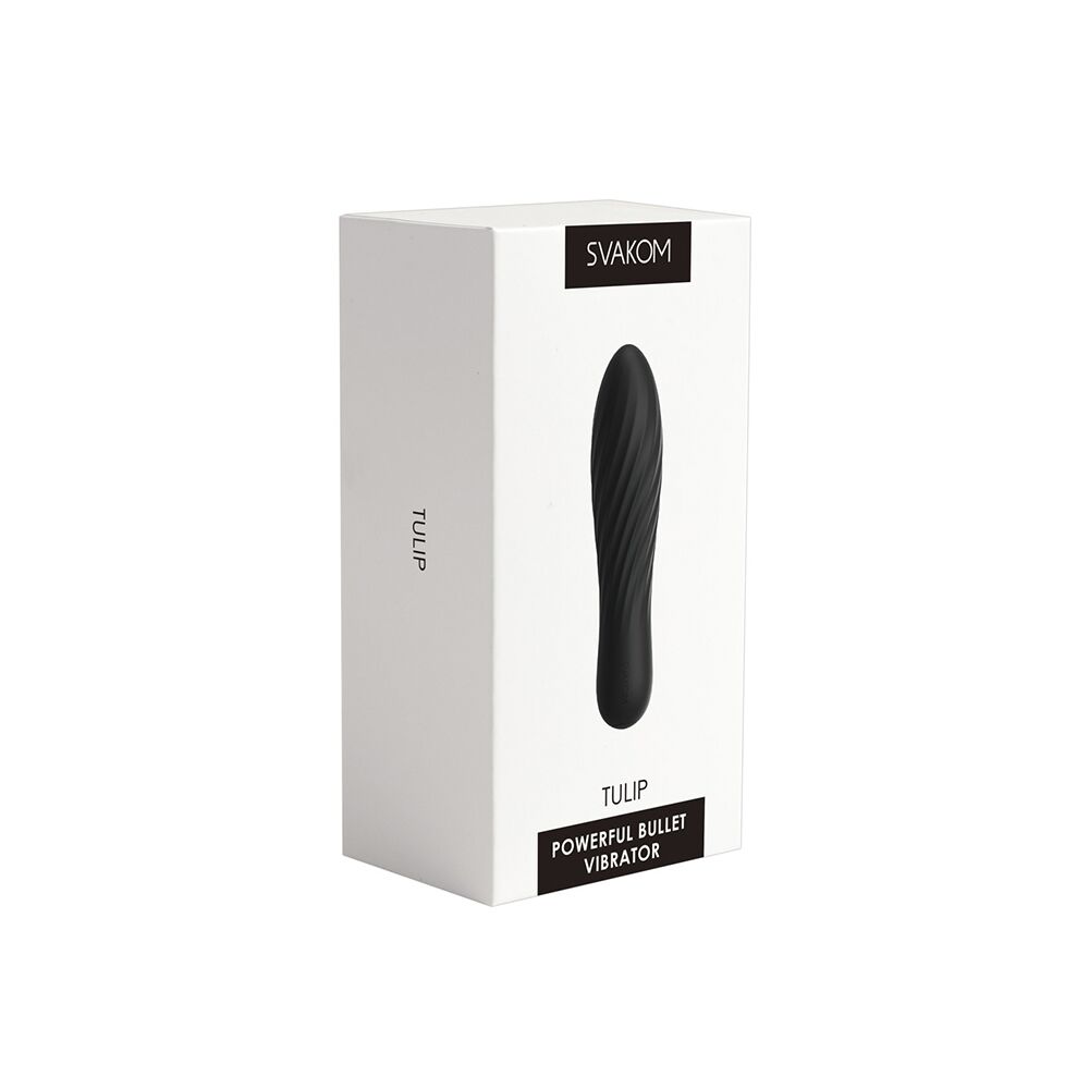 Wibrator Svakom Tulip, 10.6 cm (czarny)