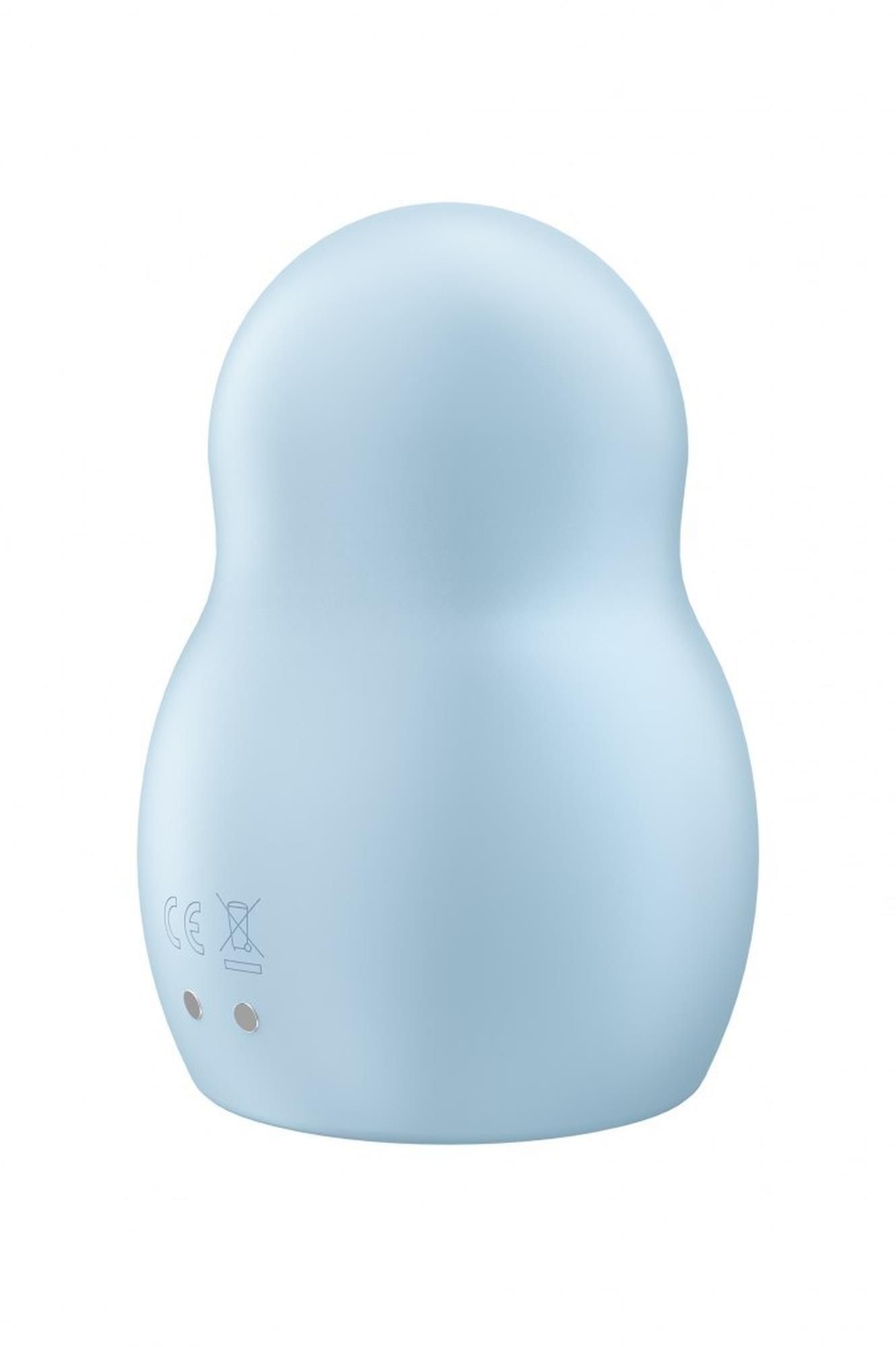 Вакуумный стимулятор клитора с вибрацией Satisfyer Pro To Go 1 (голубой)