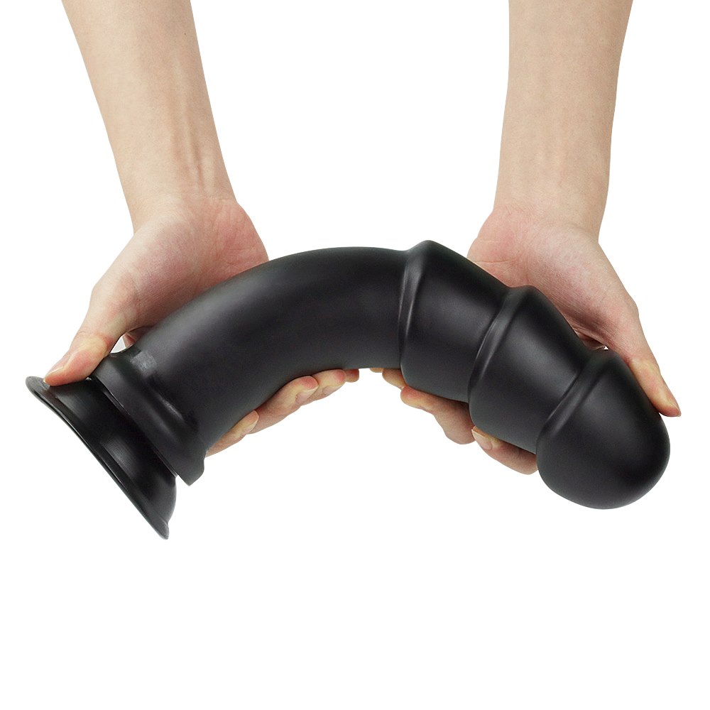 Фаллоимитатор King Sized Anal Ripples, 28.5 см (черный)