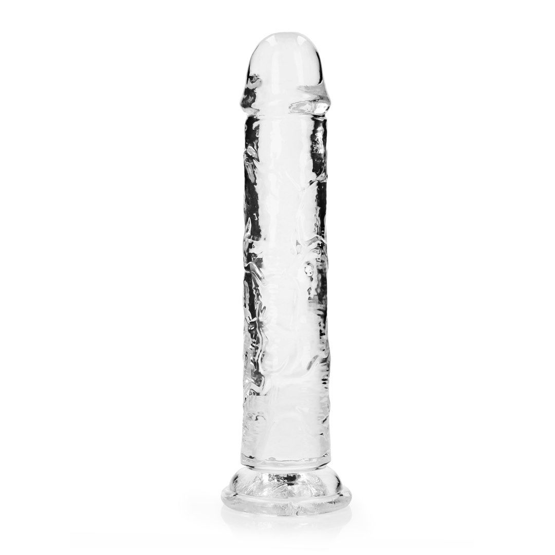 Dildo RealRock Crystal Clear 9'', 25 cm (przezroczysty)