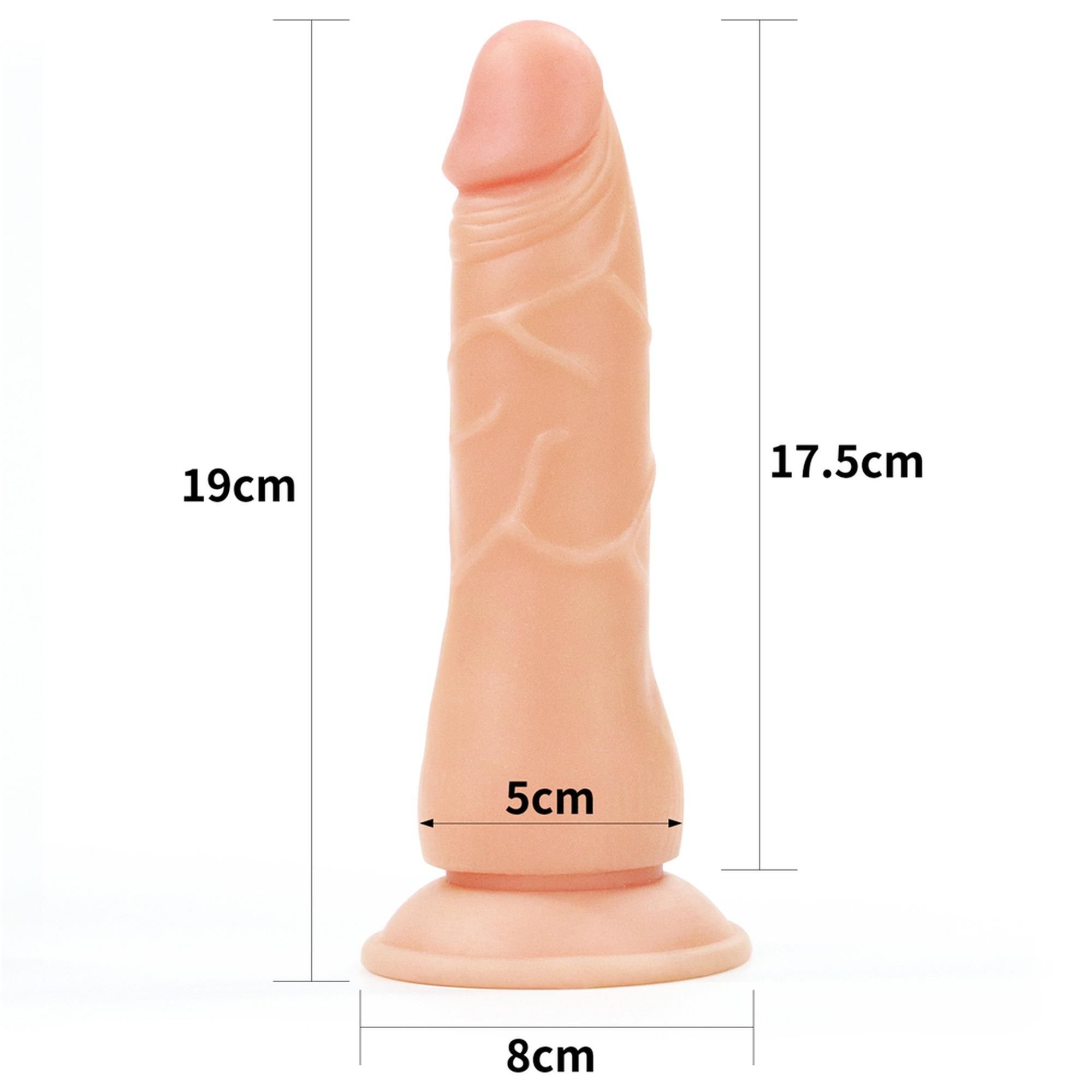 Страпон LoveToy Easy Set  As Pic, 19 см (телесный)