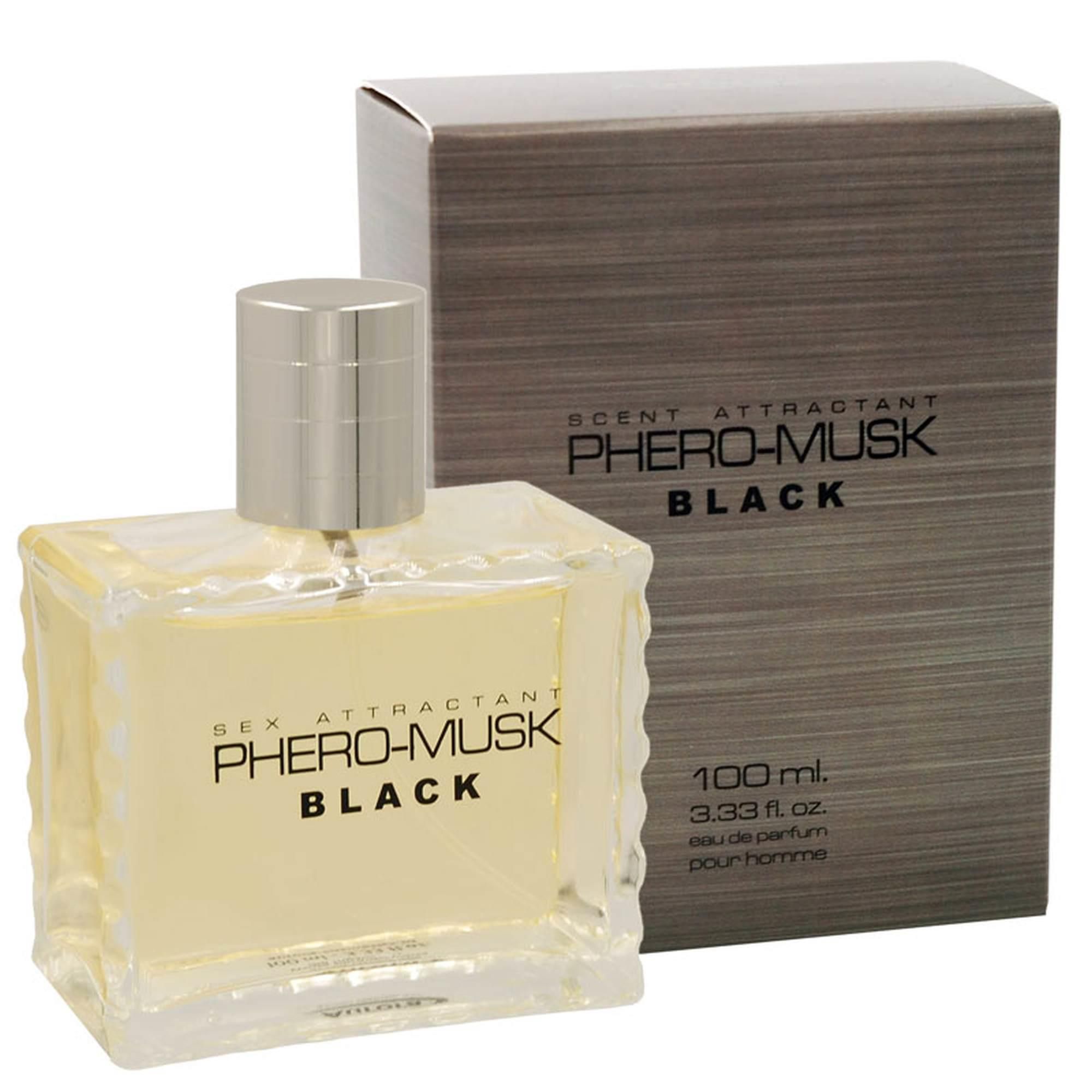 Мужские духи с феромонами Pheromusk Black, 100 мл