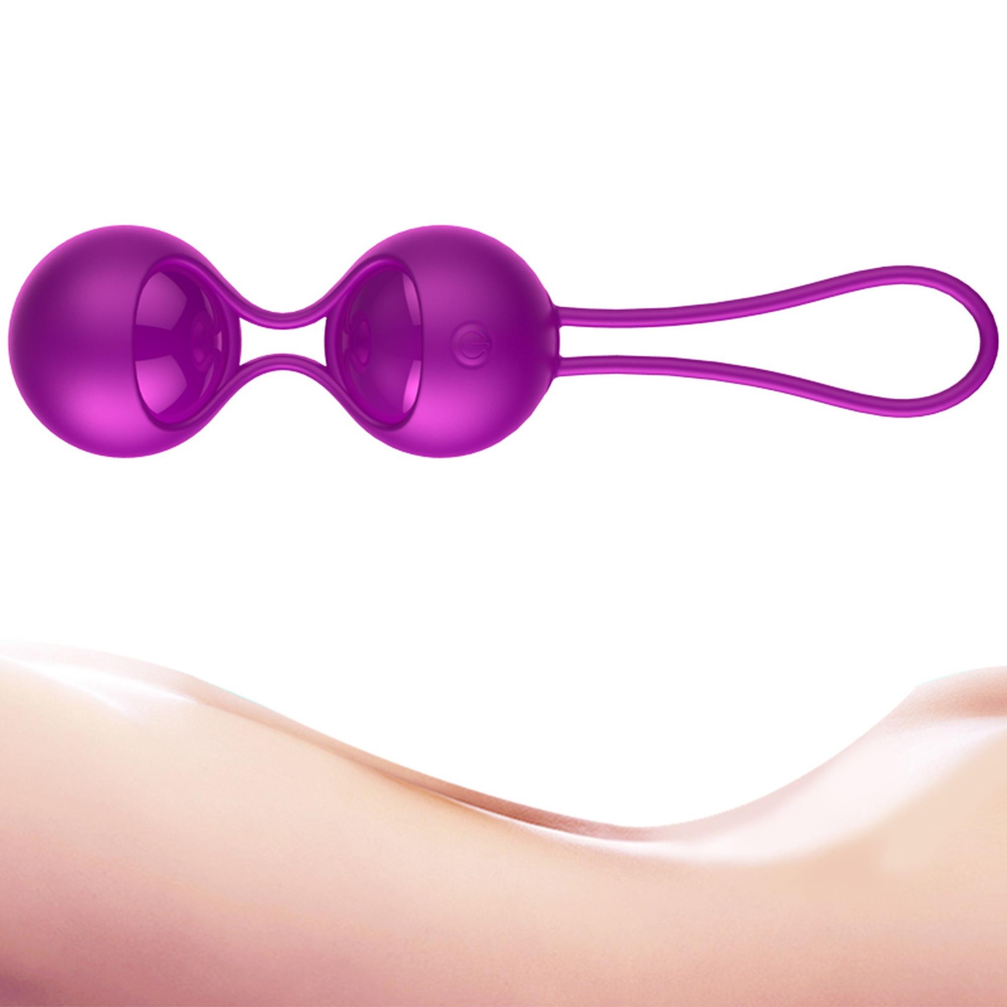 Вагинальные шарики B - Series Fox Kegel Balls Set (фиолетовый)