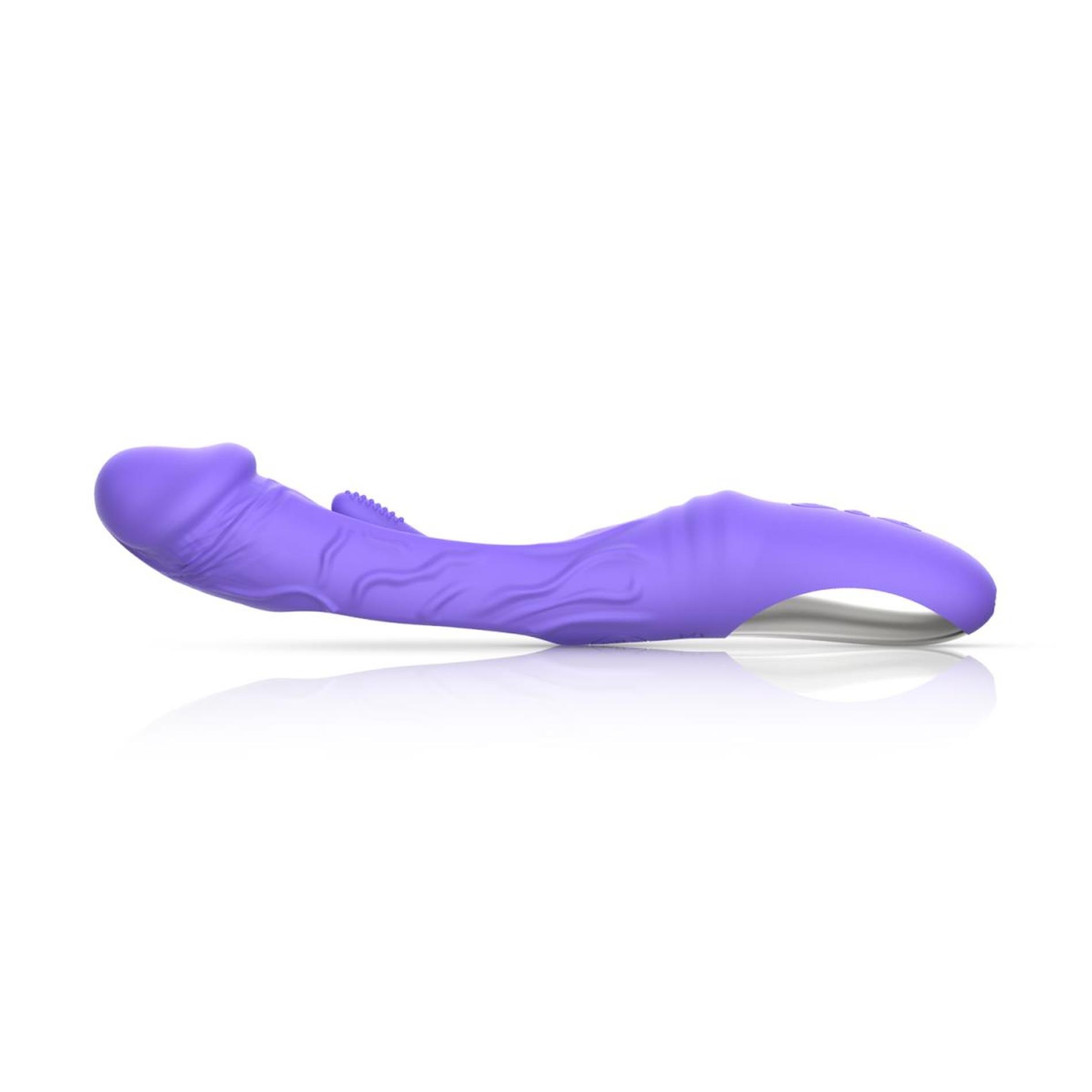 Вибратор Good Vibes Only Flax G-Spot, 25.1 см (фиолетовый)