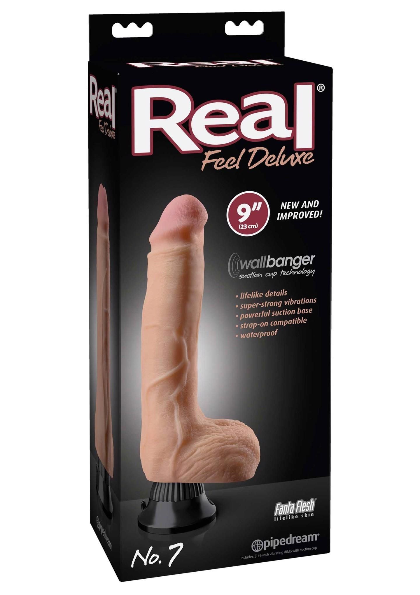 Вибратор Pipedream Real Feel Deluxe, 27 см (телесный)