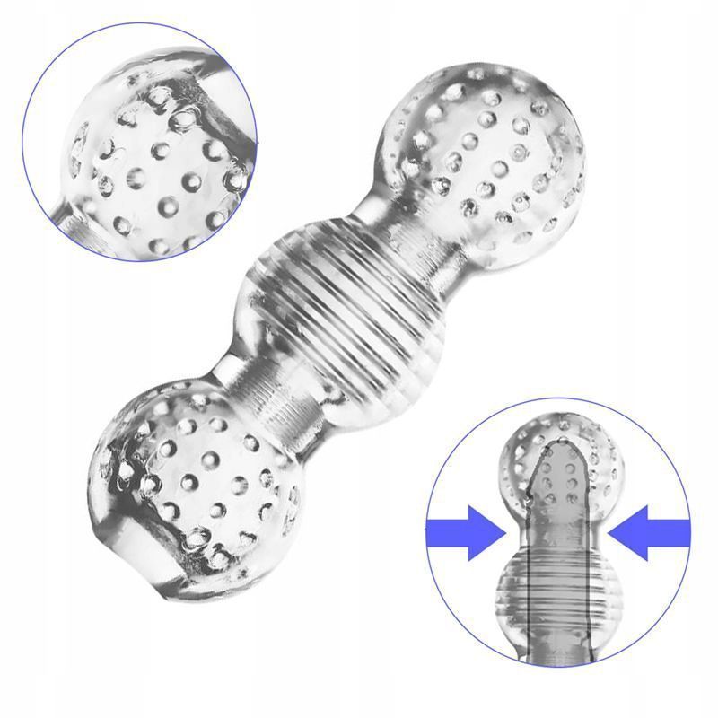 Toro Ultimate Hannx3 Stroker - Masturbator, Przezroczysty, 15 cm, One size