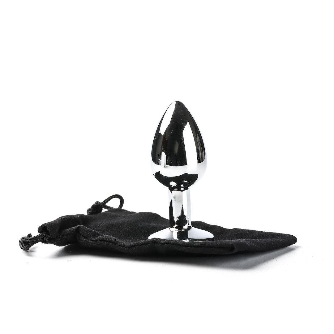 Анальна пробка з кристалом Simply Pleasure S, 7 см (прозорий)