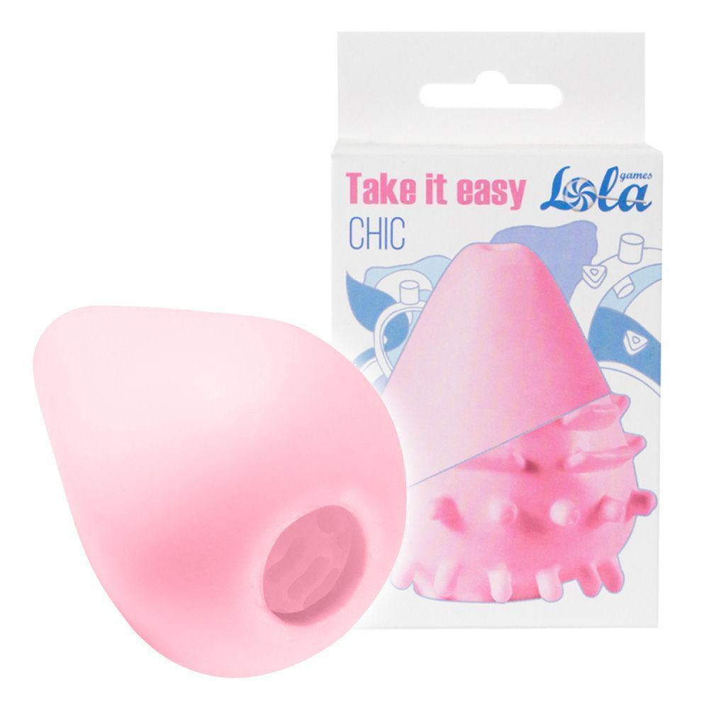 Lola Games Chic Pink - Elastyczny i rozciągliwy masturbator, Różowy, 7.1 cm, One size