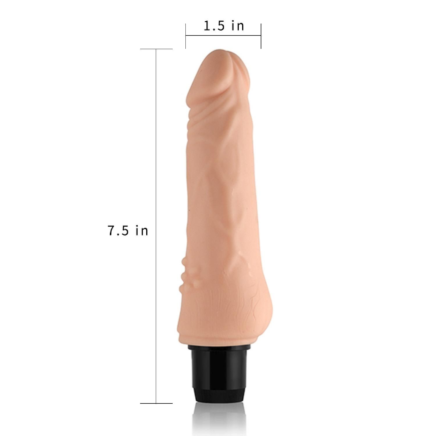 Вибратор LoveToy Reel Feel Flesh 7,5 ", 19 см (телесный)