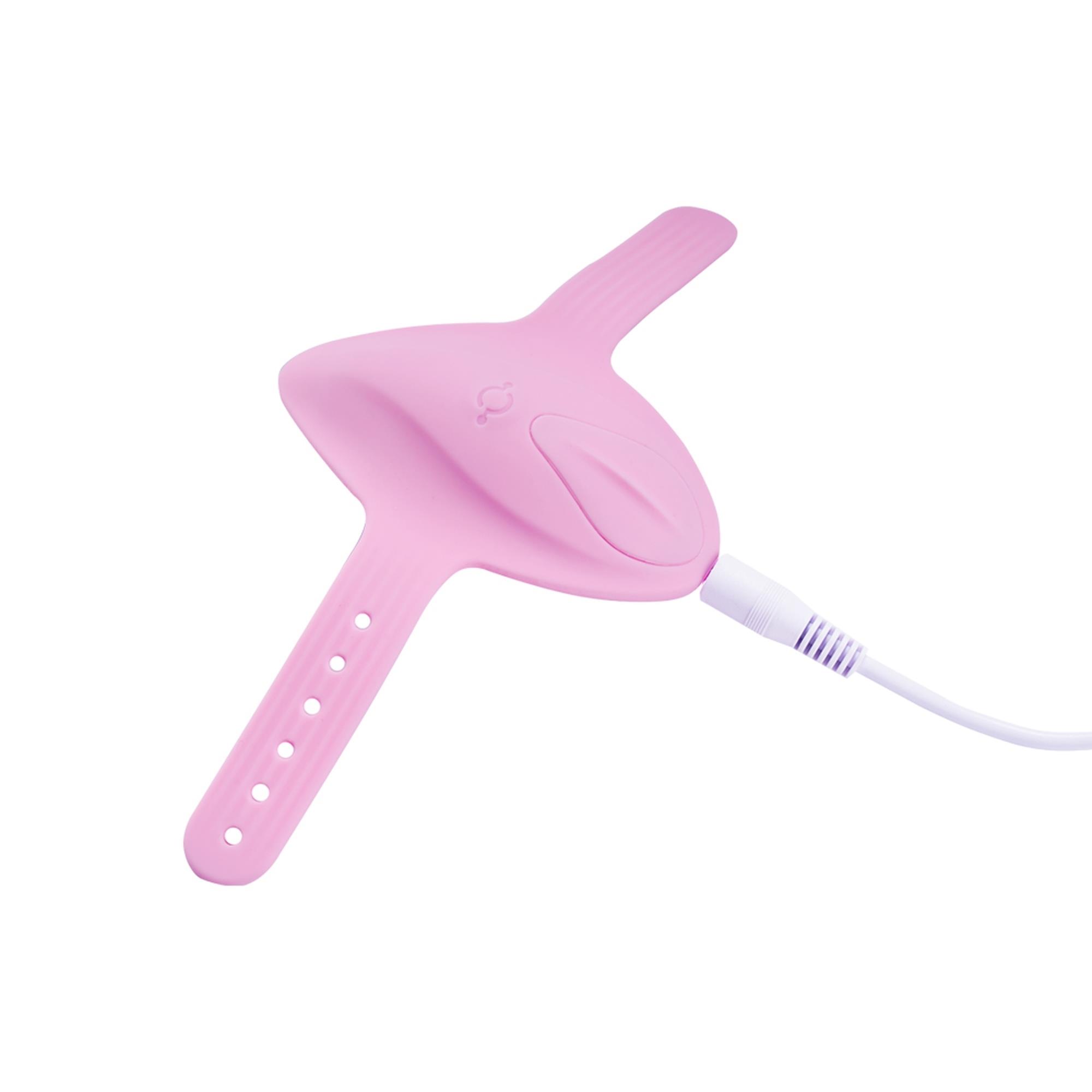 Вібратор B - Series Lyla Strap on Vibrator, 4,5 см (рожевий)