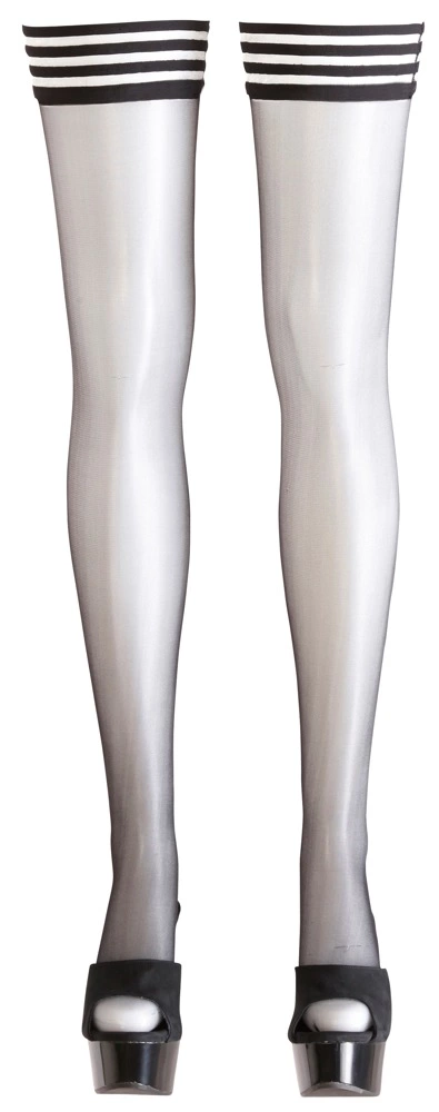 Чулки Cottelli Legwear Hold-Up, 2 (черный)