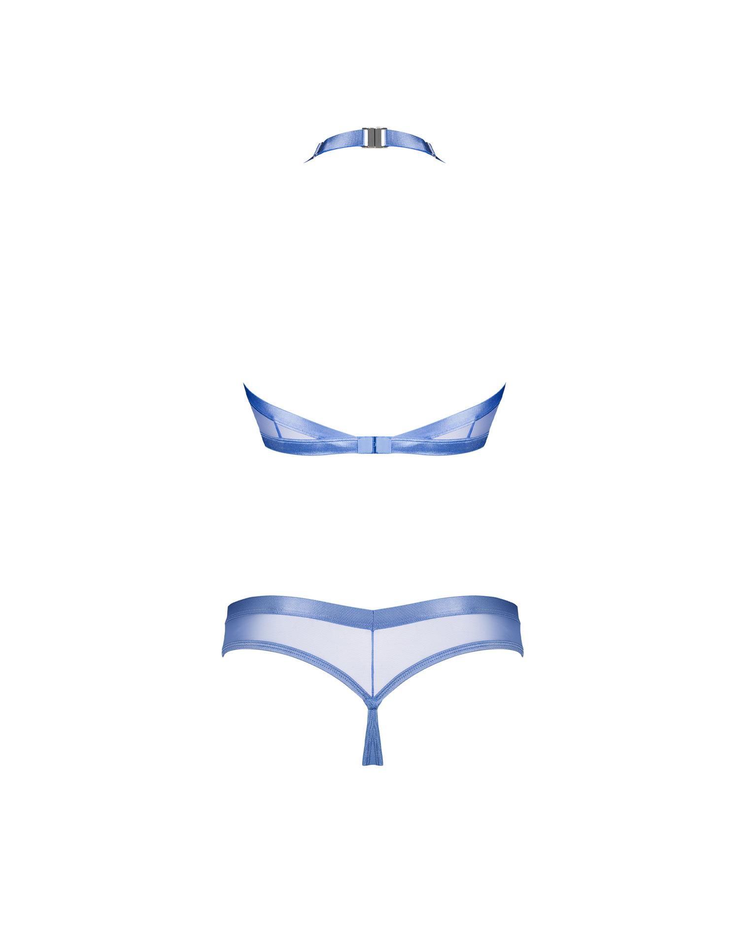 Top i stringi Obsessive Shaderi, XL/2XL (niebieski)