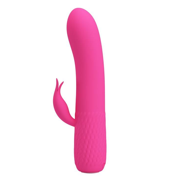 Вибратор-кролик Pretty Love Tim Pink, 15 см (розовый)