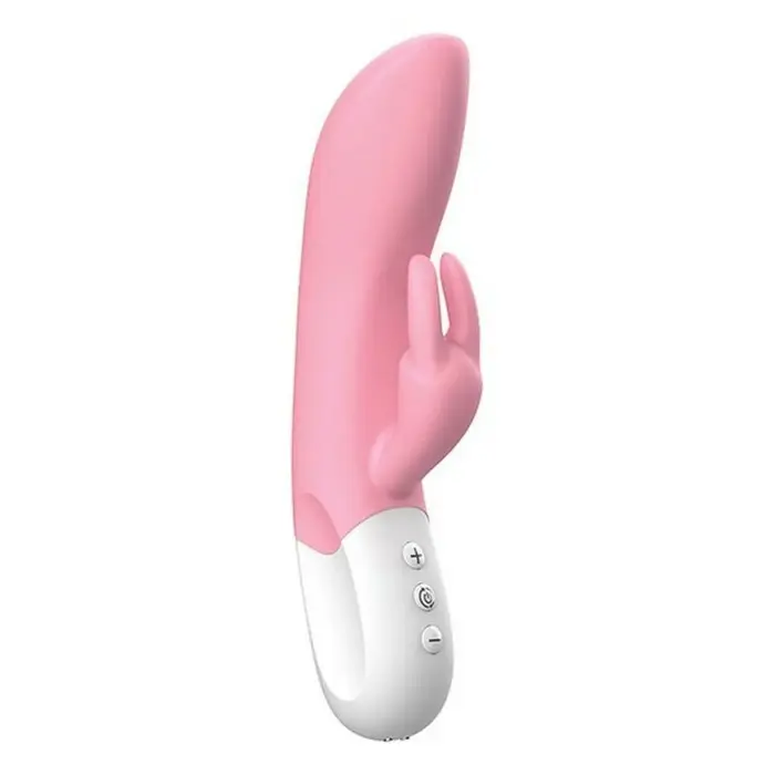 Вибратор-кролик Liebe Pleasure Toys Mighty Rechargeable Rabbit, 21.5 см (светло-розовый)