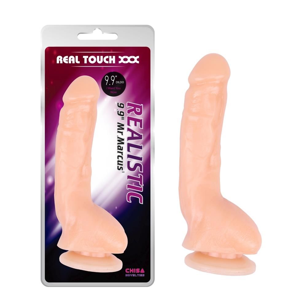 Фаллоимитатор Real Touch XXX Realistic 9.9", 23 см (телесный)