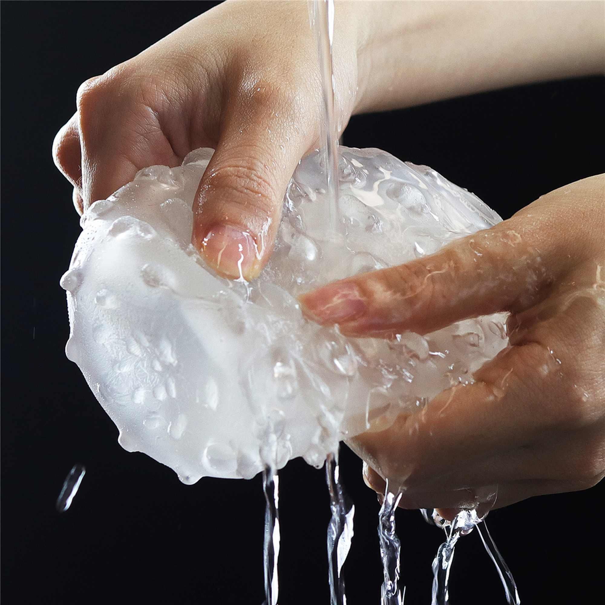 Мастурбатор яйцо LoveToy Giant Egg Stamina Nodules Edition (прозрачный)