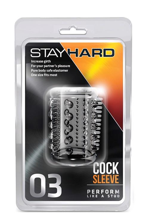 Насадка на пенис Stay Hard Cock Sleeve 03, 5 см (прозрачный)