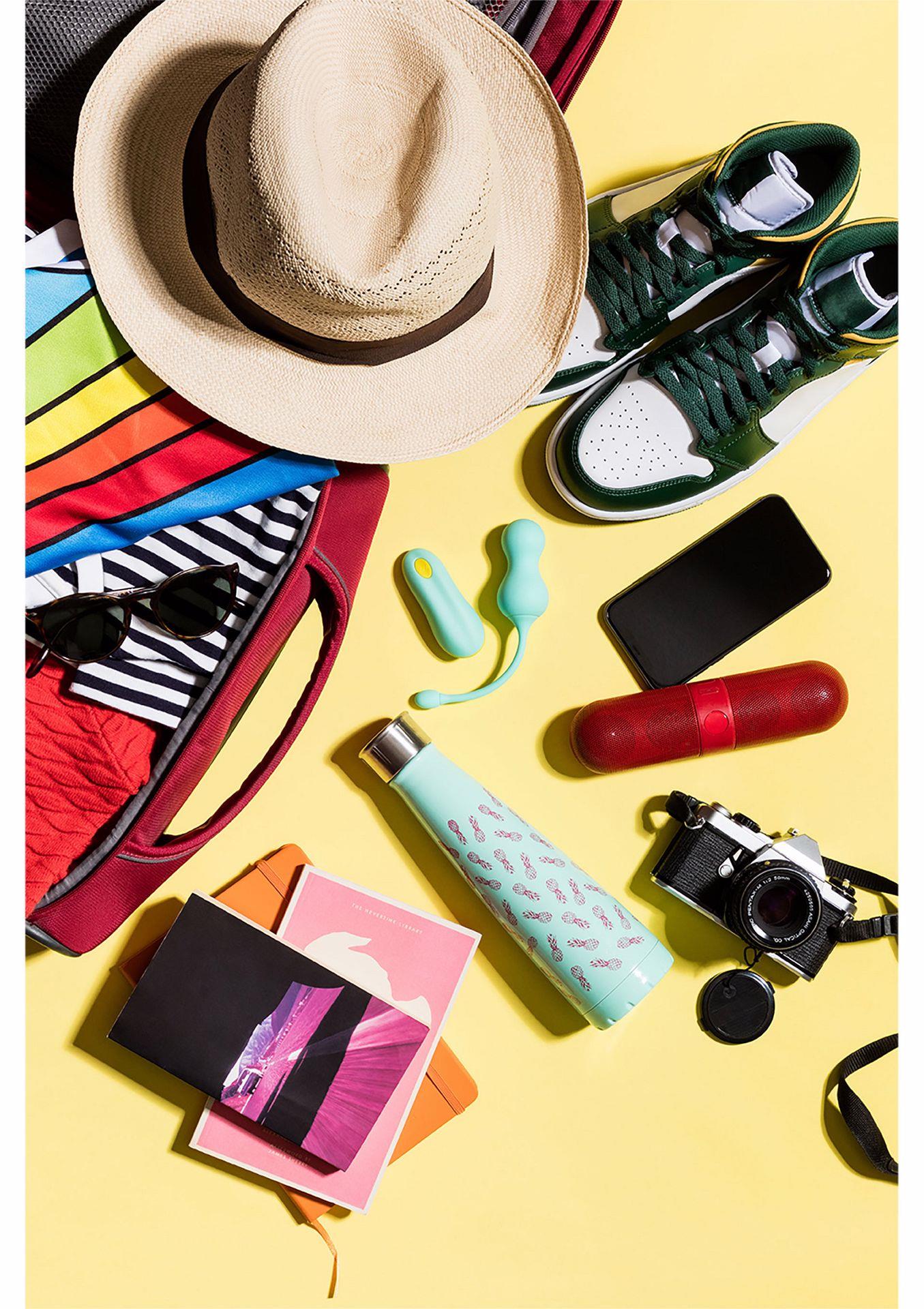 Вагинальные шарики с вибрацией Romp Cello, 18.2 см (бирюзовый)