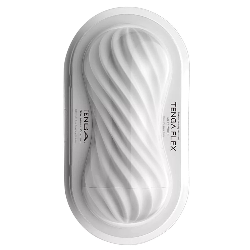 Мастурбатор Tenga Flex Silky White (белый)