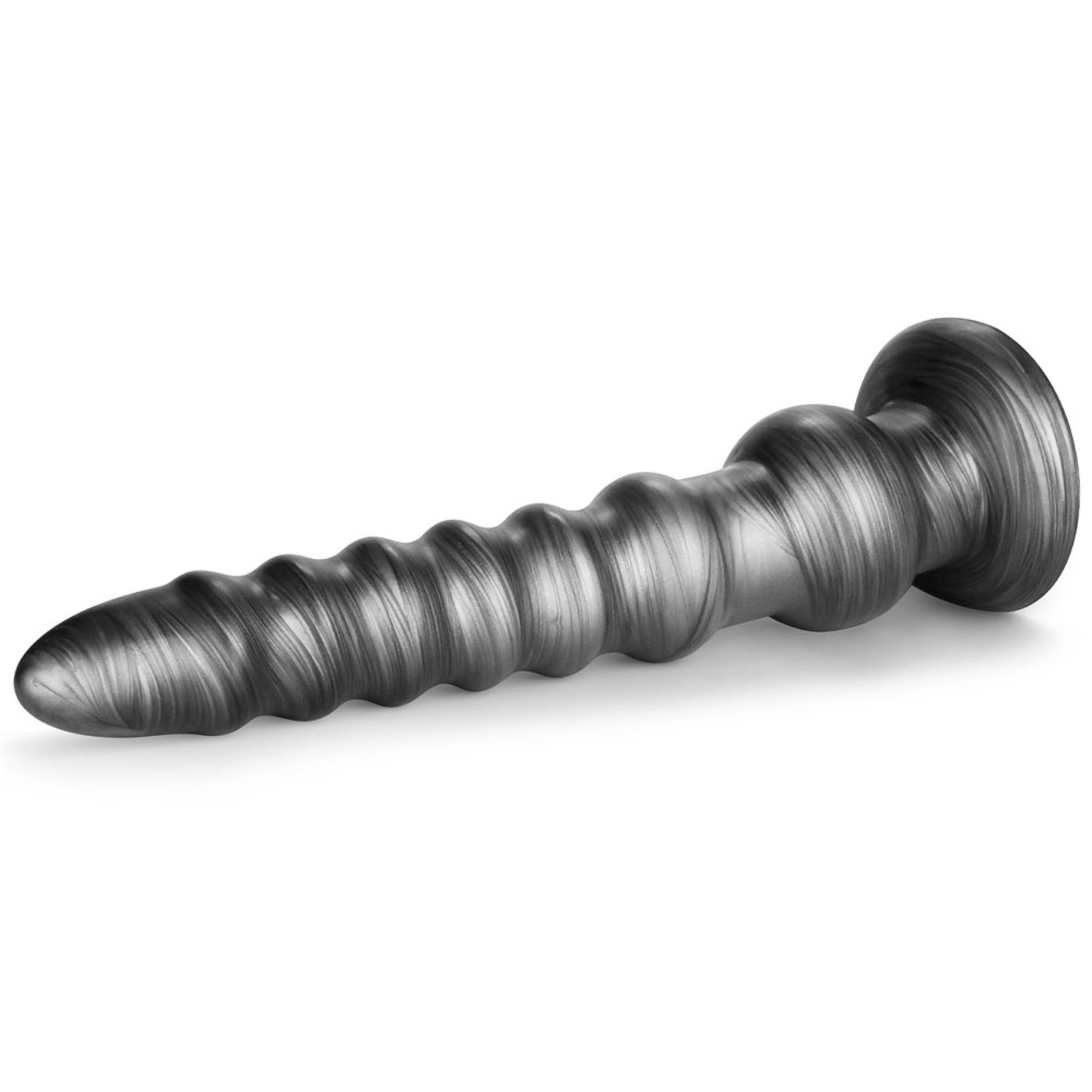 Вибратор King Sized Vibrating Vibrax Slider 12.5", 32.3 см (серый)