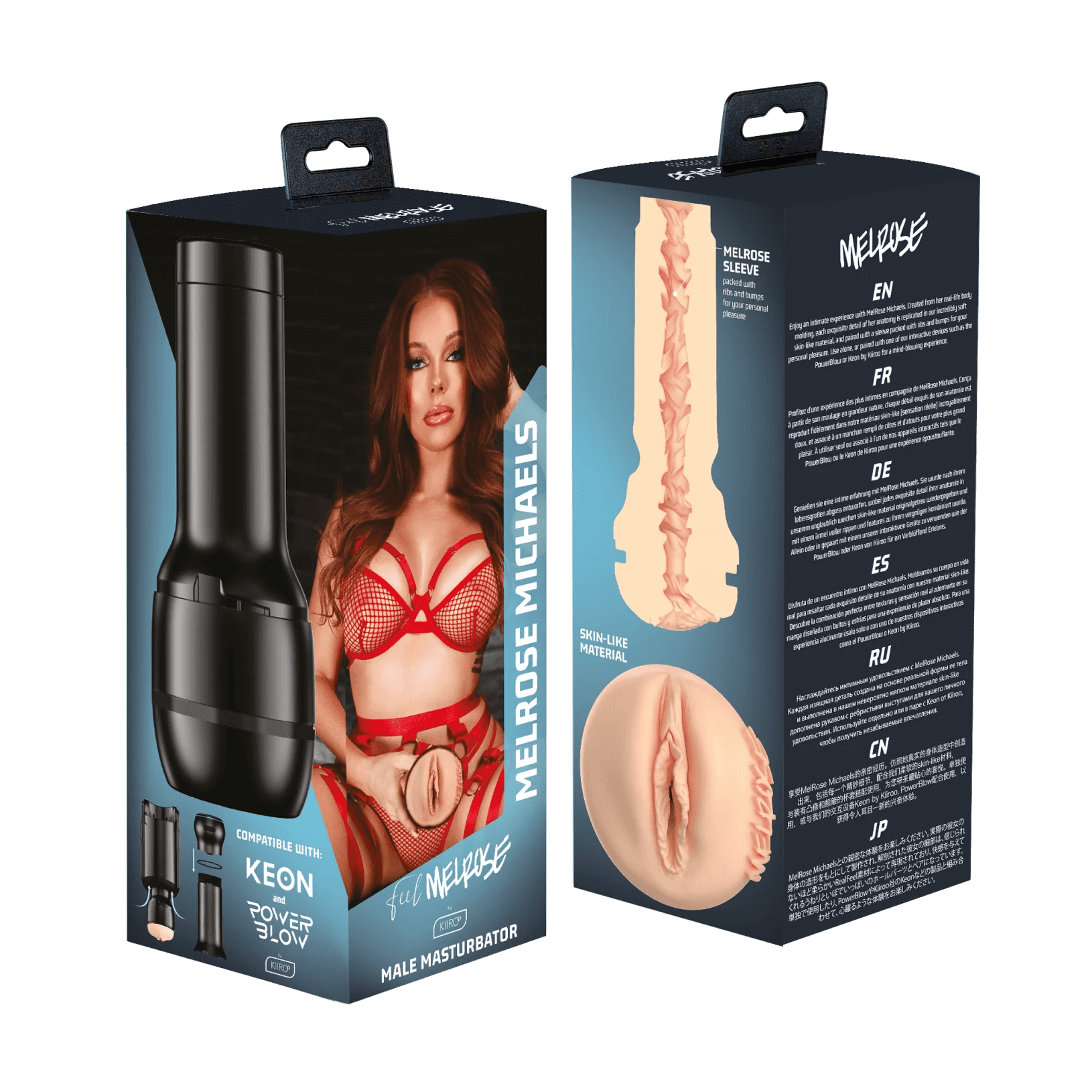 Реалистичный мастурбатор Kiiroo Feel MelRose Michaels (телесный)