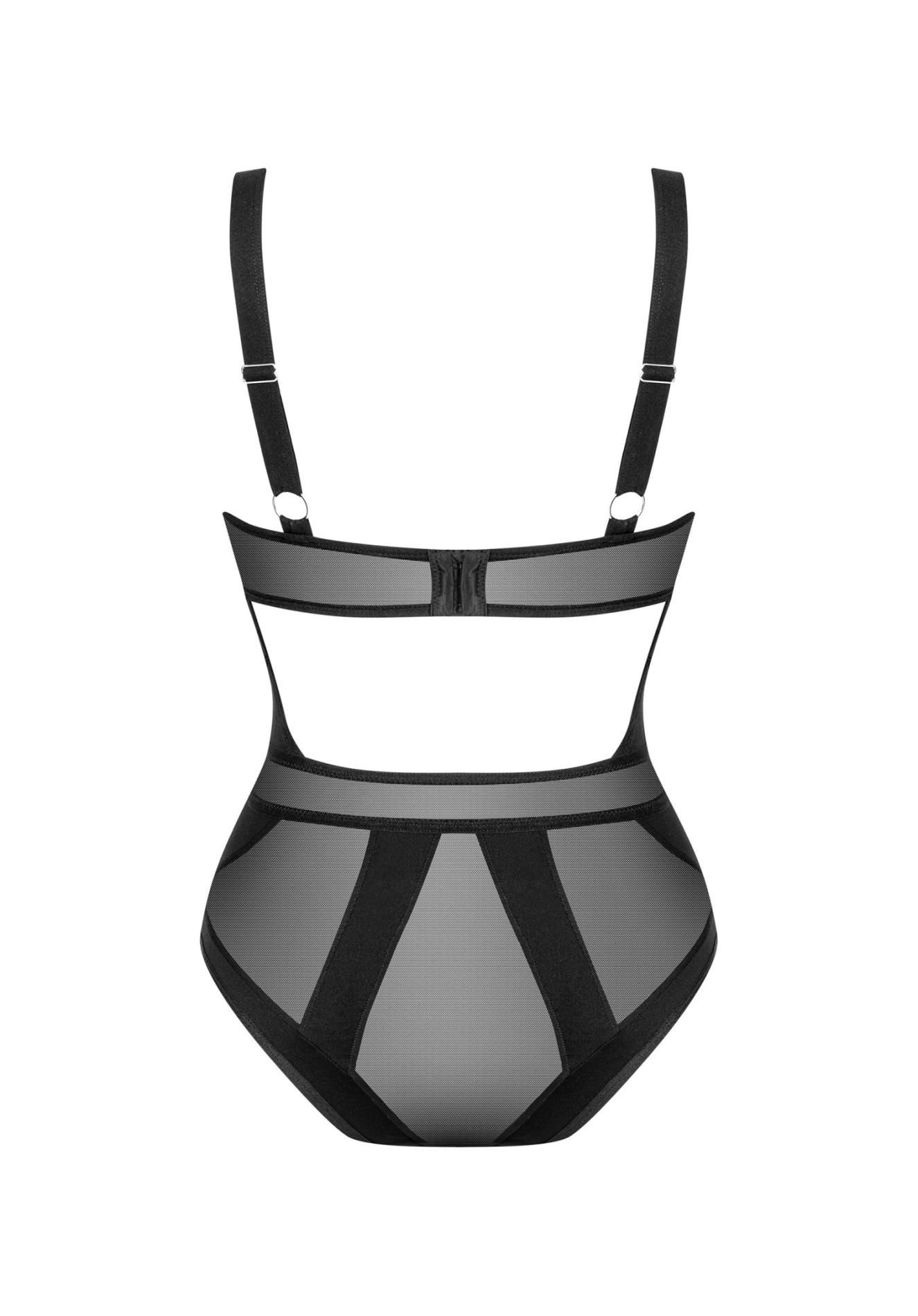 Боди Obsessive Chic Amoria, XS/S (черный)