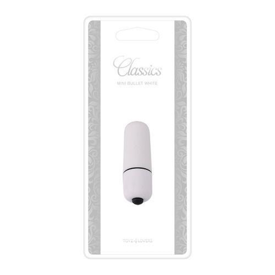 Мини-вибратор Classics Mini Bullet, 5.5 см (белый)