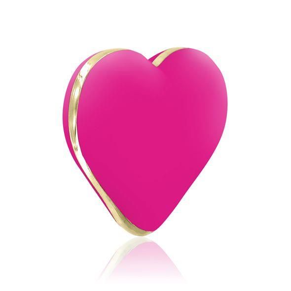 Вибратор Rianne S Heart Vibe, 5,5 см (фуксия)